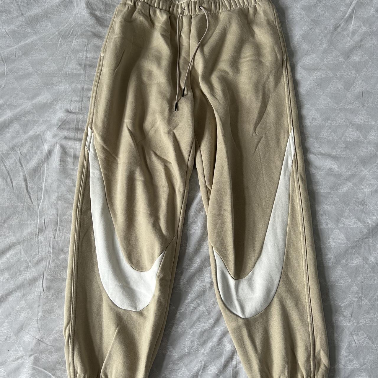 tan nike joggers womens