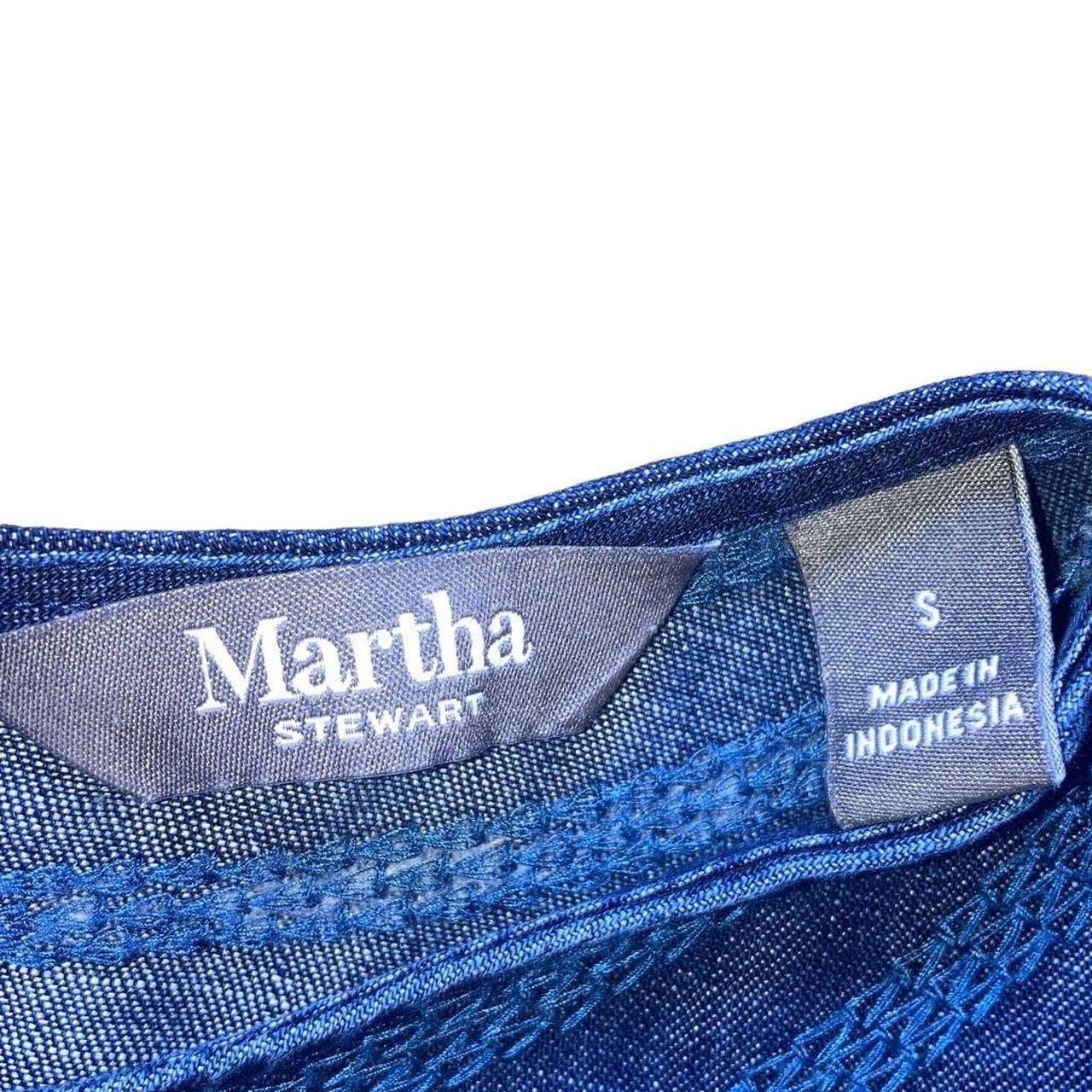 Martha Stewart Collection Women's Blue Blouse (3)