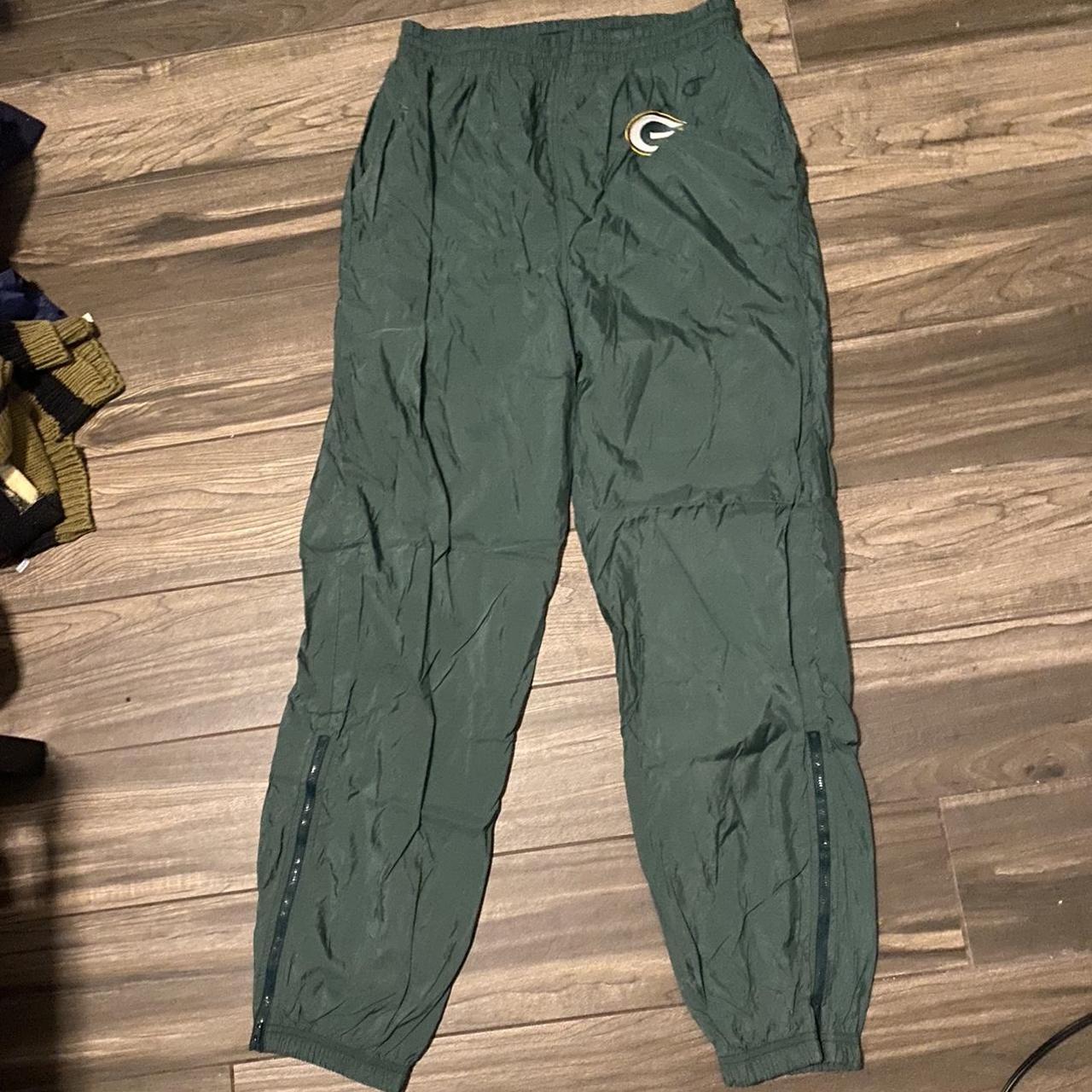 Vintage green bay packers sweat pants Team - Depop