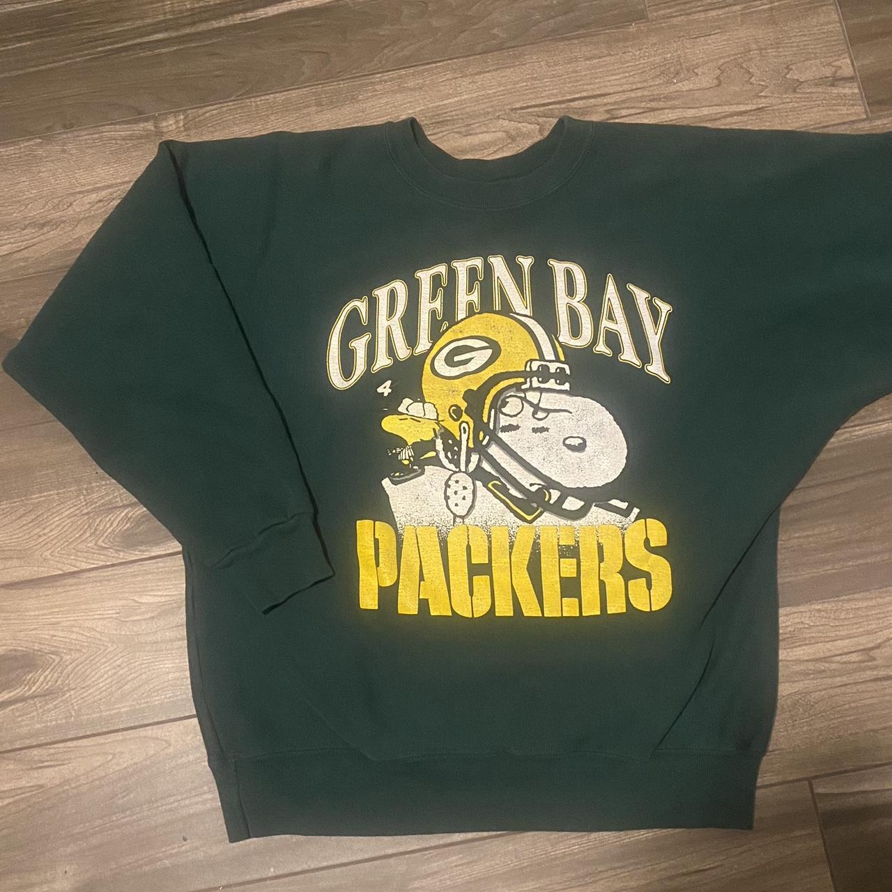 Vintage Green Bay Packers Sweatshirt Green Bay - Depop