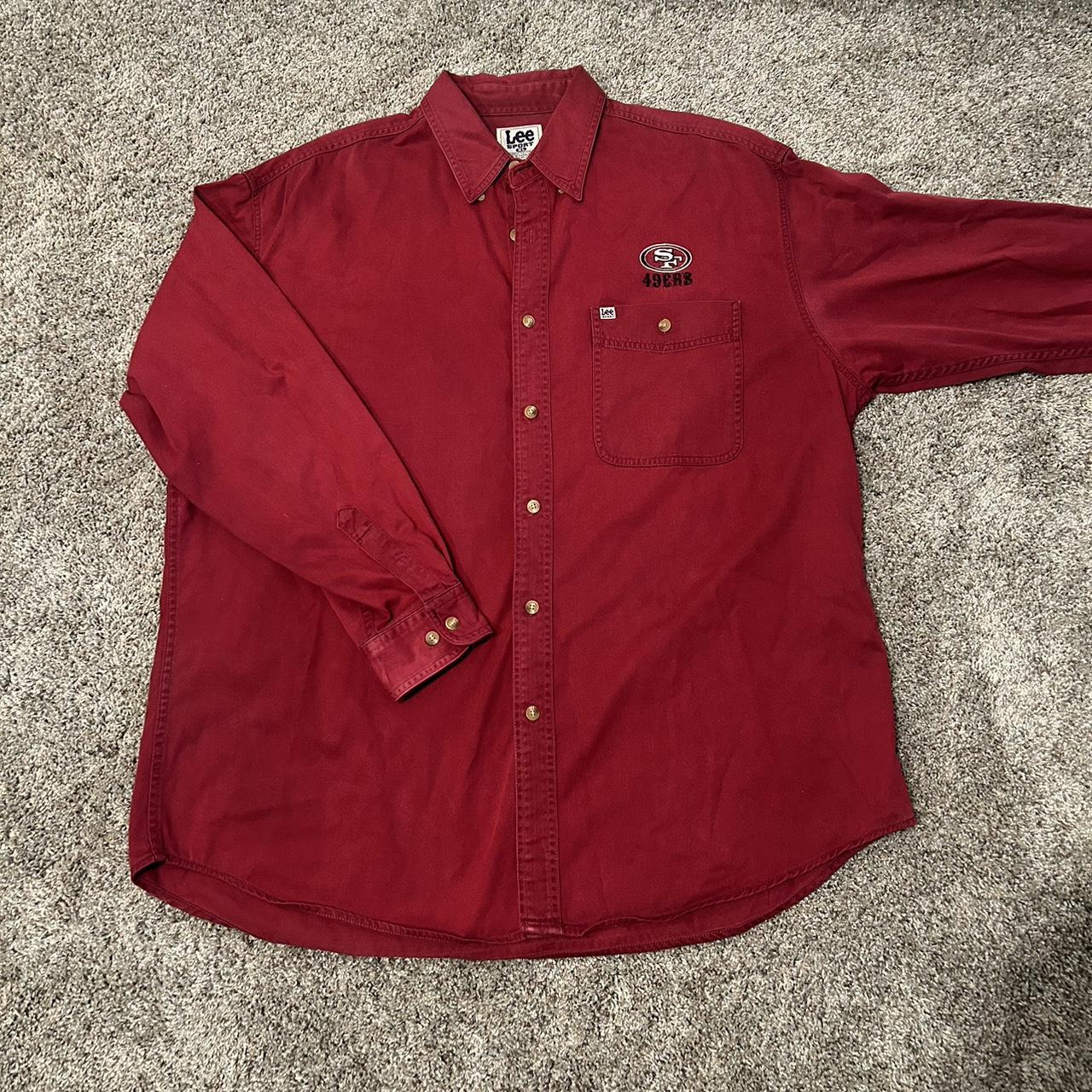 Vintage San Francisco 49ers Lee button shirt 27 - Depop