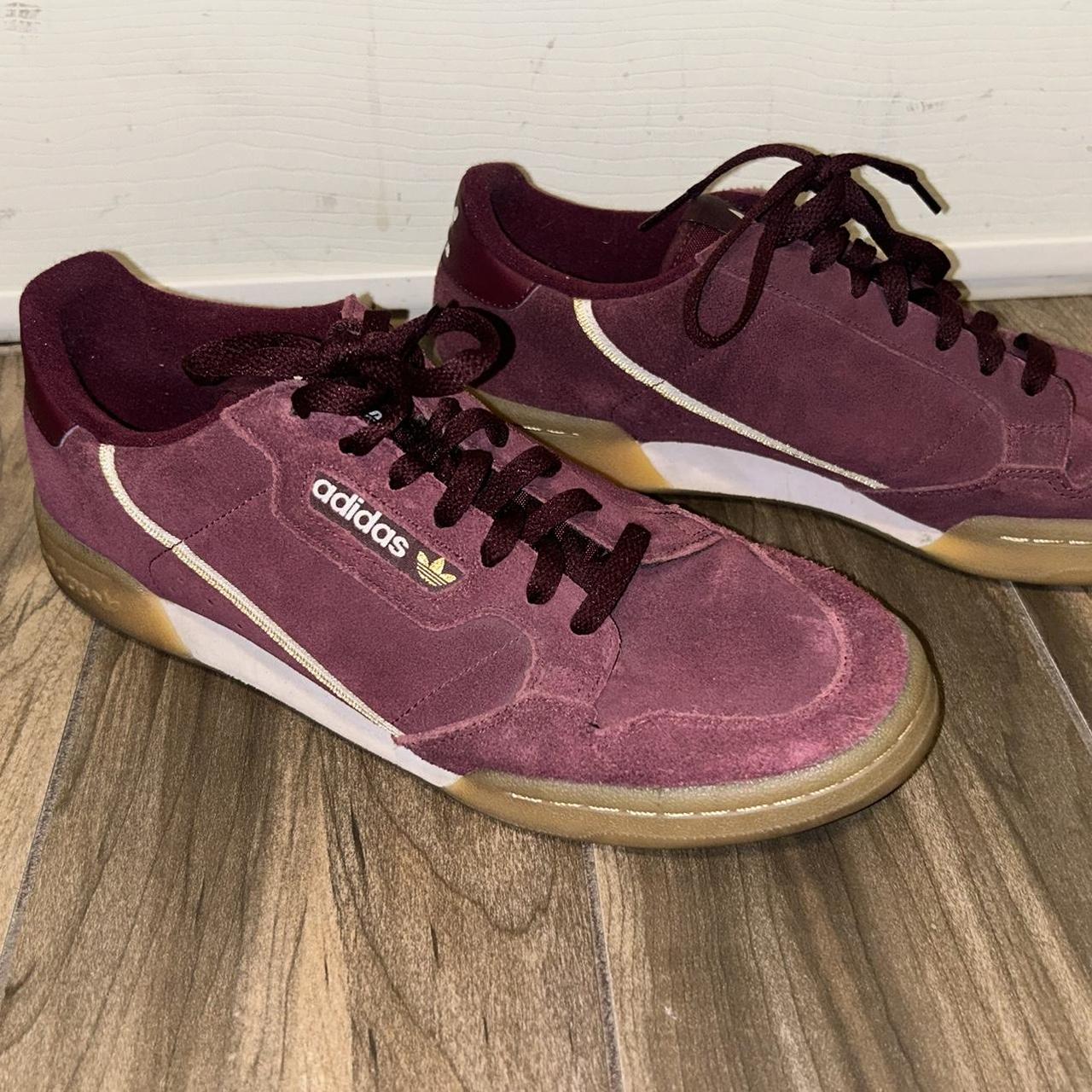 Adidas continental maroon best sale