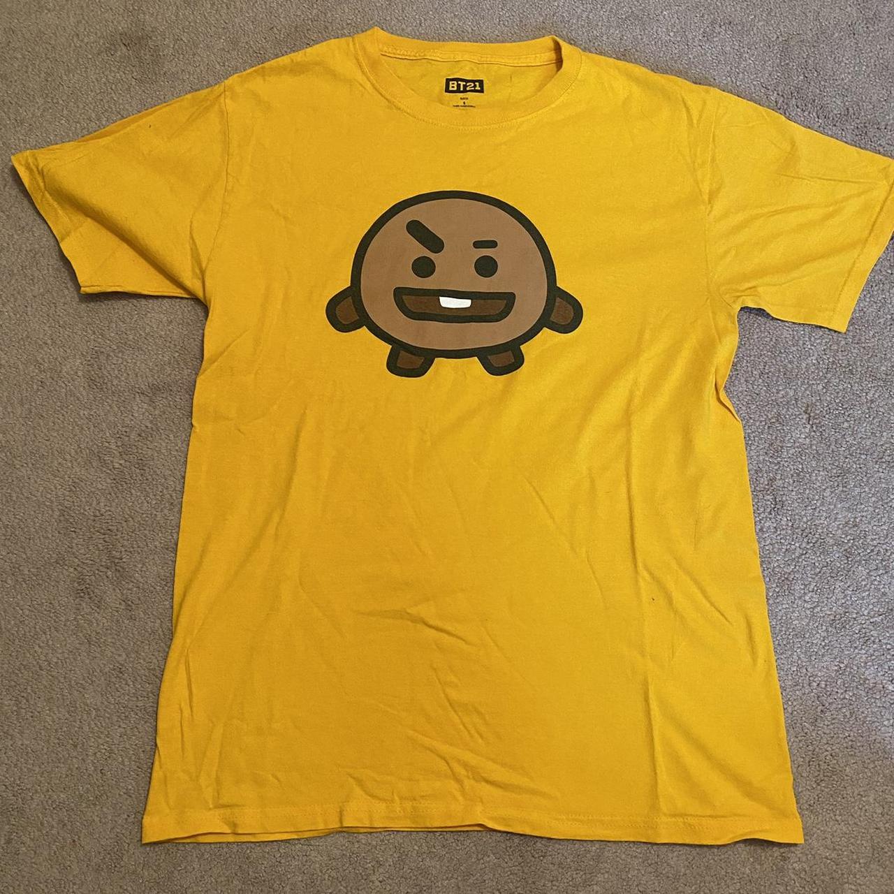 bt21 shooky yellow t shirt bought this from hot - Depop