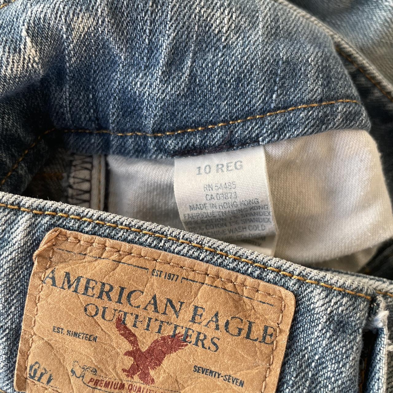 American Eagle Jeans with embroidered back pockets... - Depop