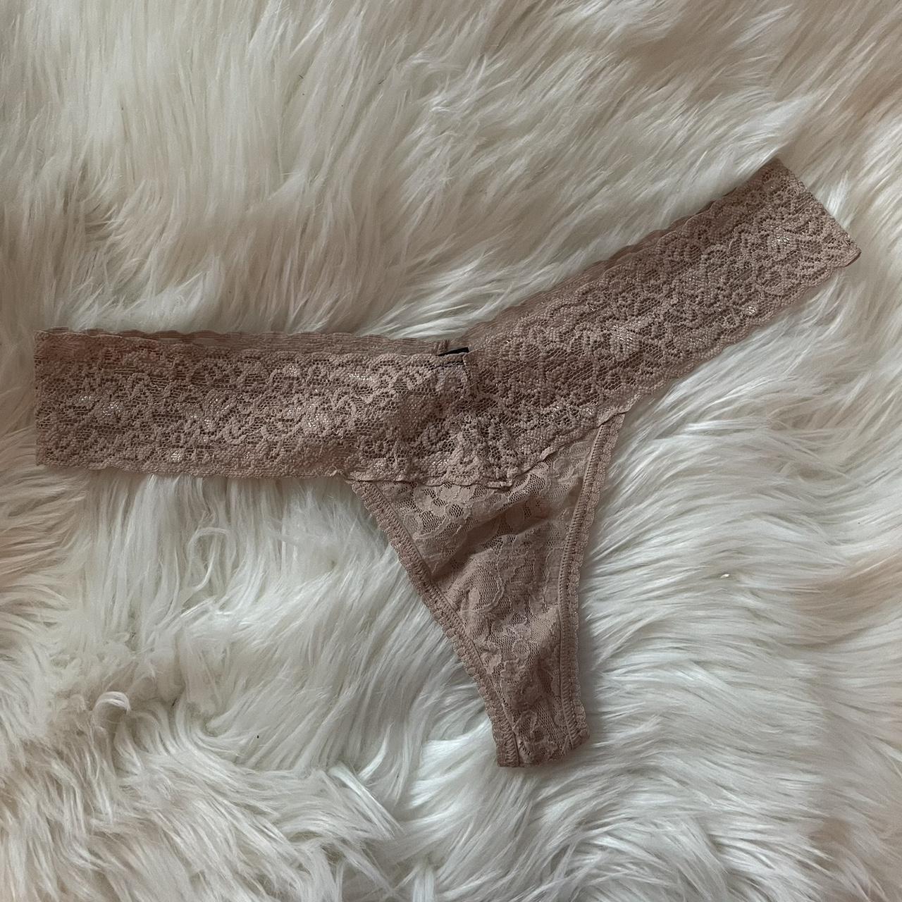 medium nude lace Victoria’s secret thong , Never...