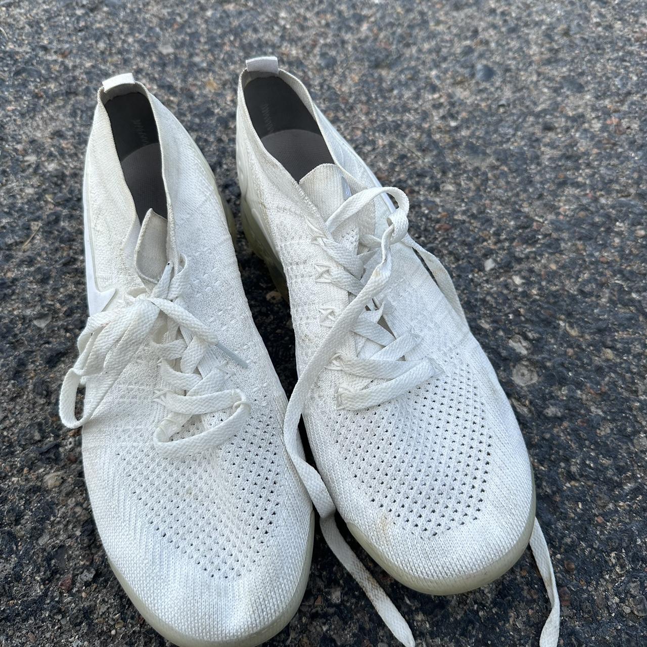 vapormax white trainers