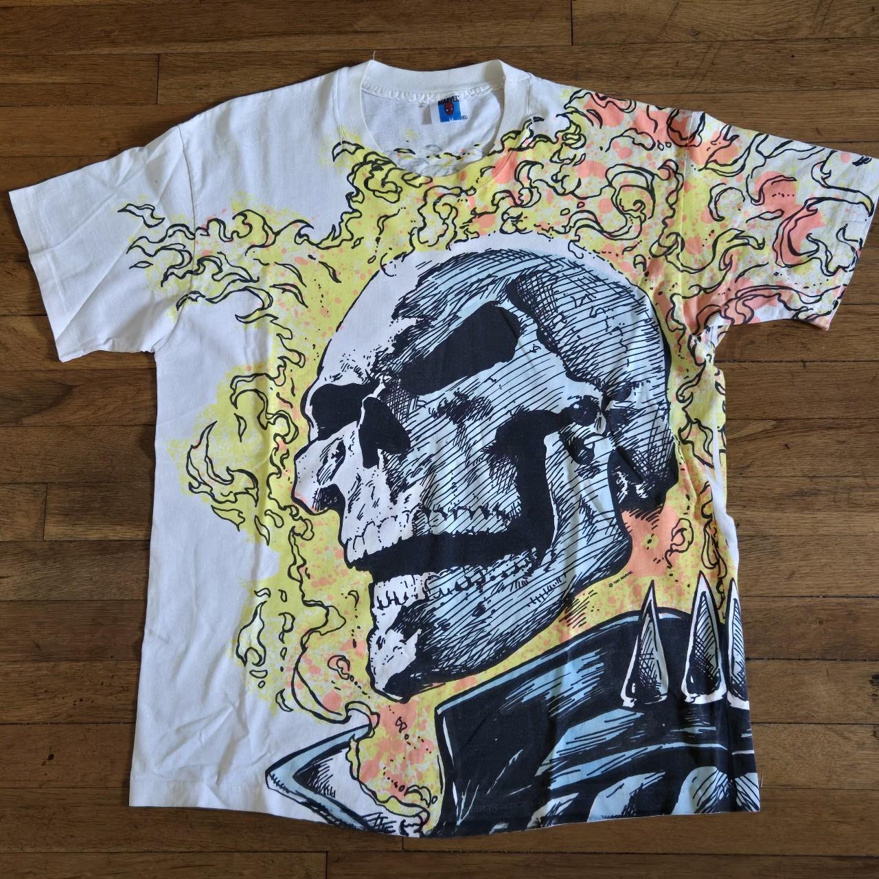 Ghostrider vintage reprint tshirt for men deals