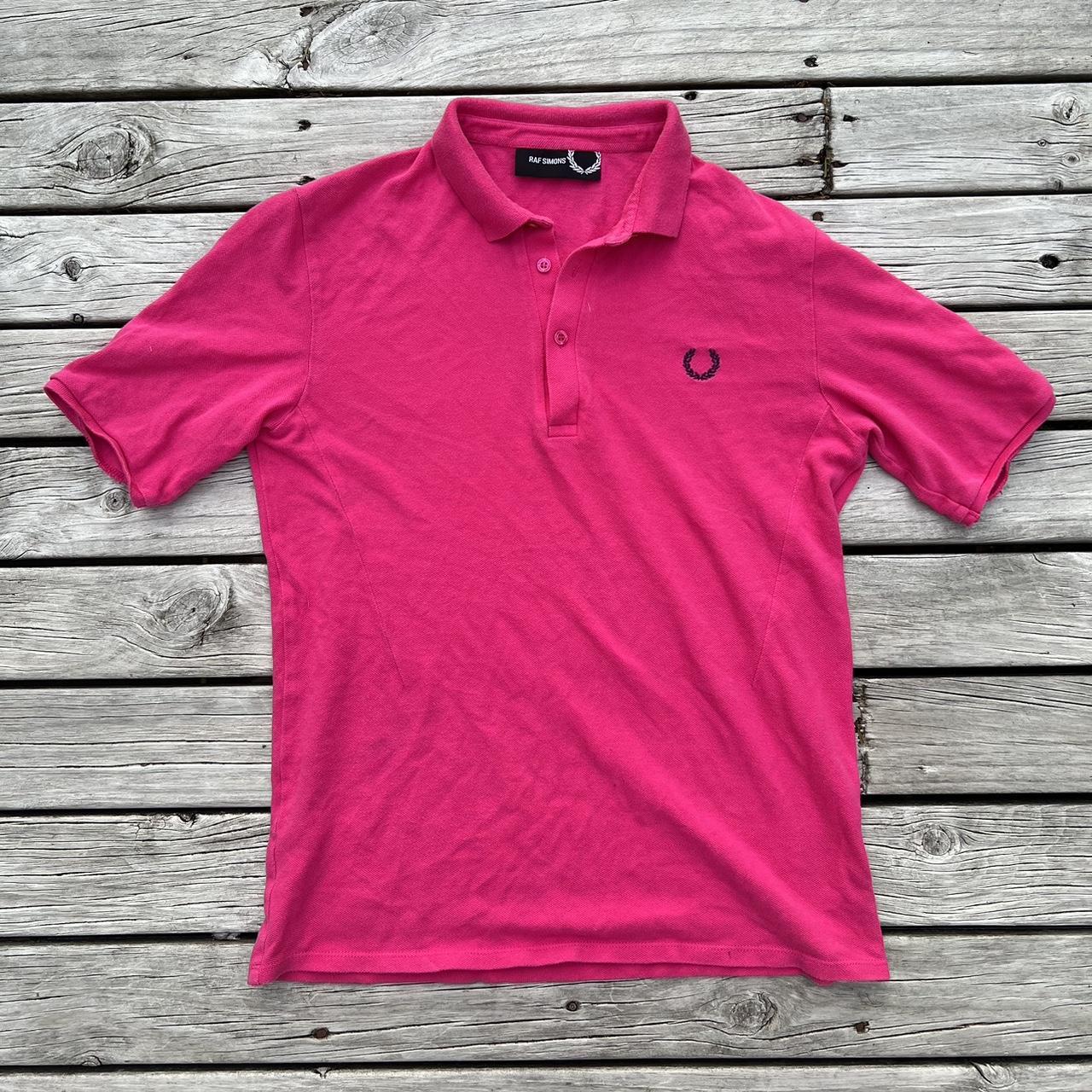 RAF Simon's Fred Perry polo Collaboration Depop