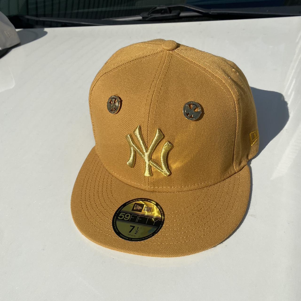 New Era New York Yankees 59Fifty Men's Fitted Hat Tan Brown