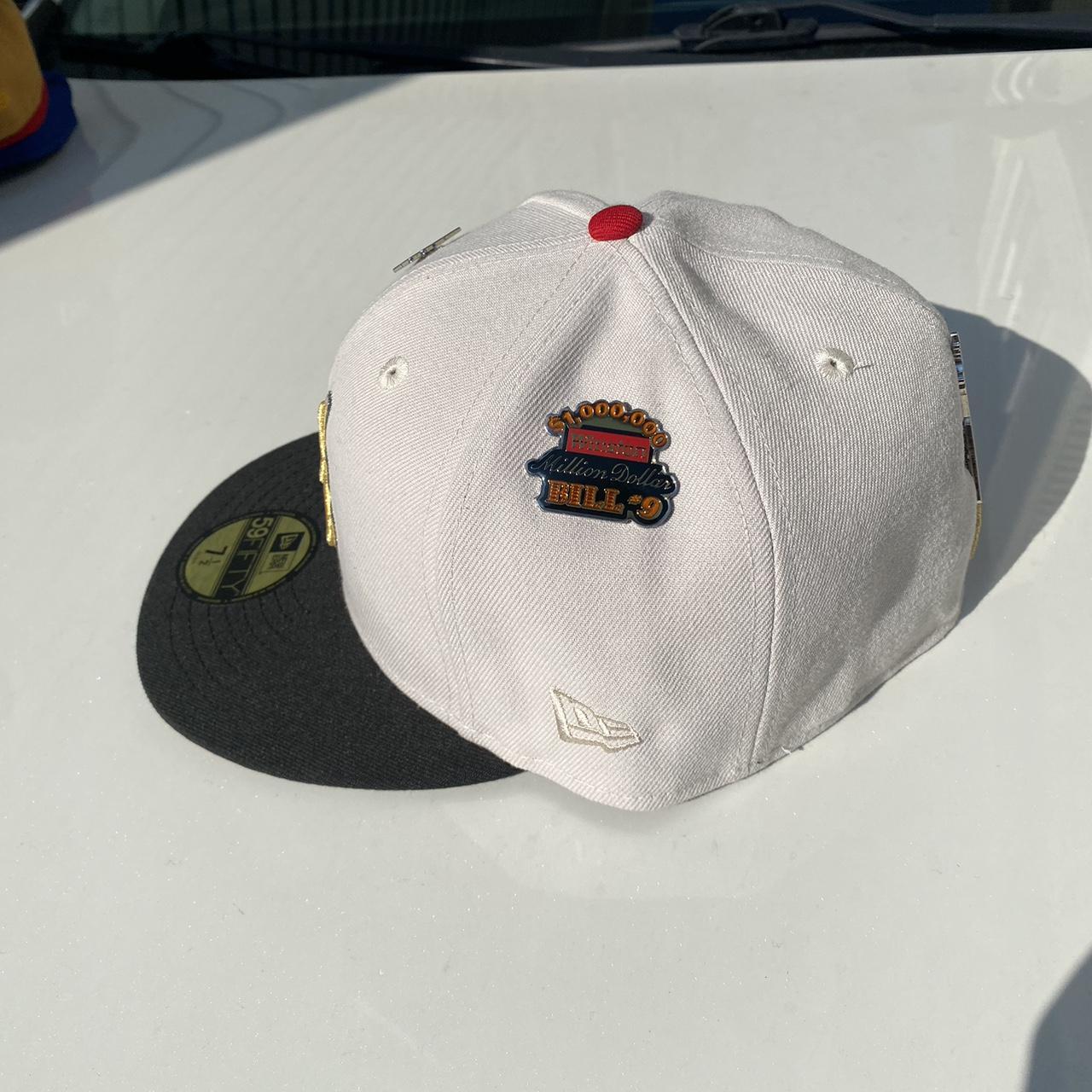 Vintage Atlanta Braves Grey Fitted Cap 7 1/2 - Depop