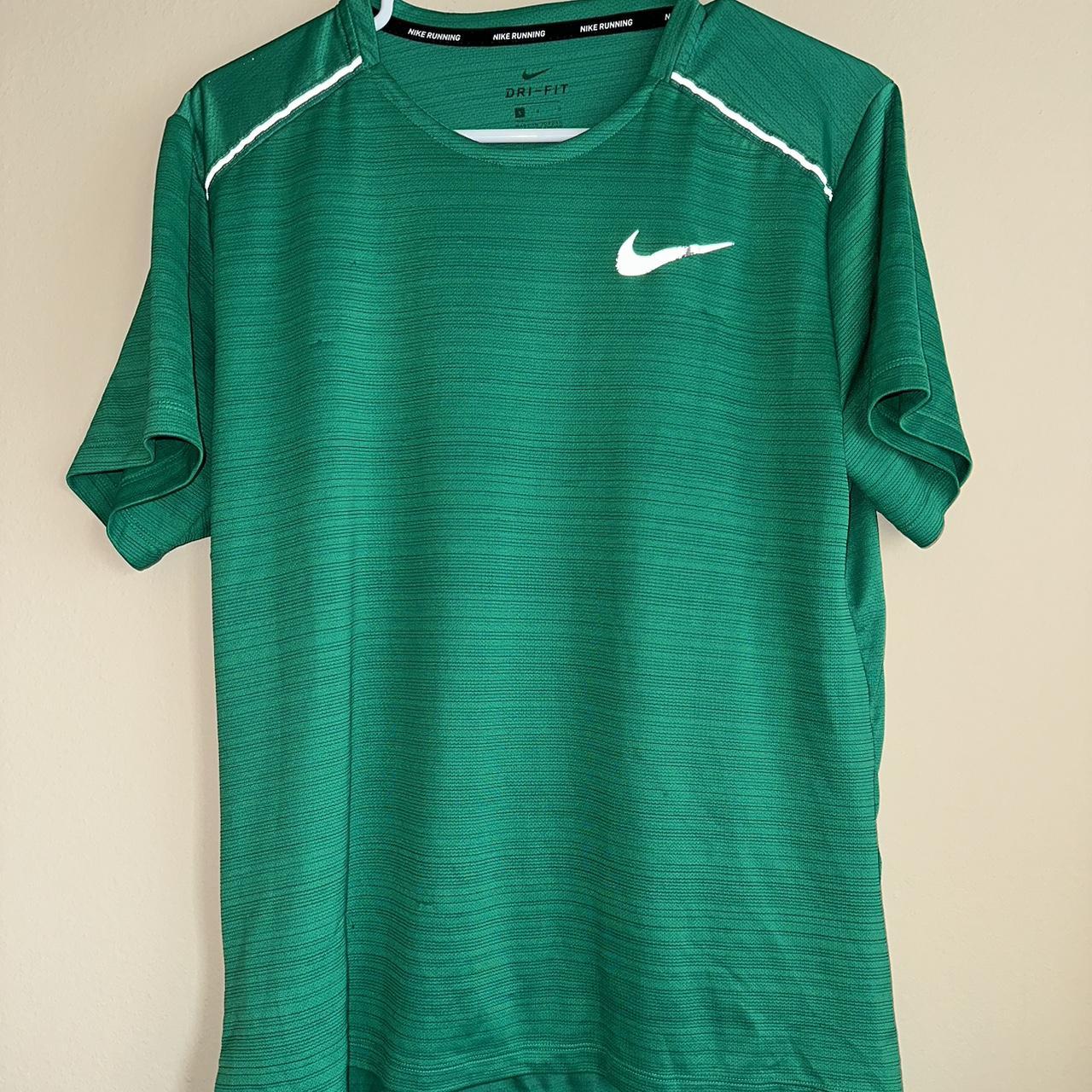 Lime green and orange nike outlet shirt