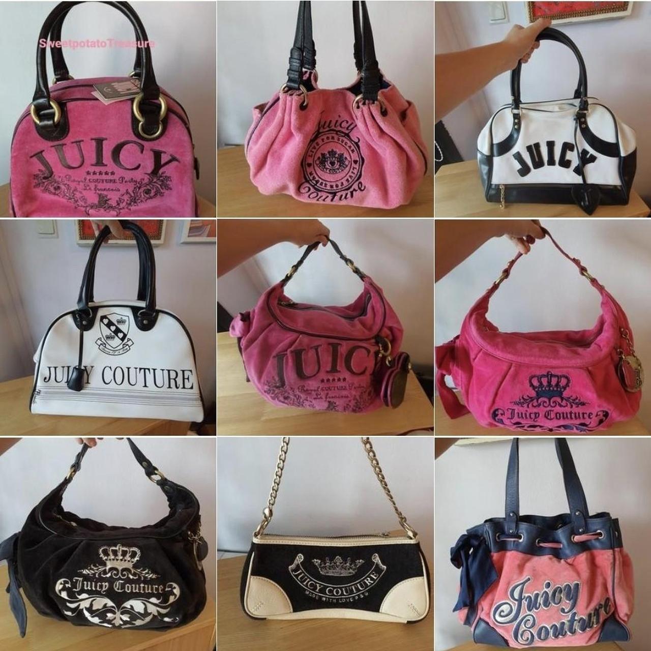 さらに値下げ【新品】JUICY COUTURE　2wayベルベットハンドバック さらに値下げ【新品】JUICY COUTURE 2wayベルベットハンドバック