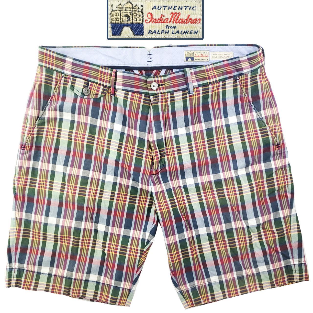 Polo Ralph Lauren India Madras Shorts 100 Cotton