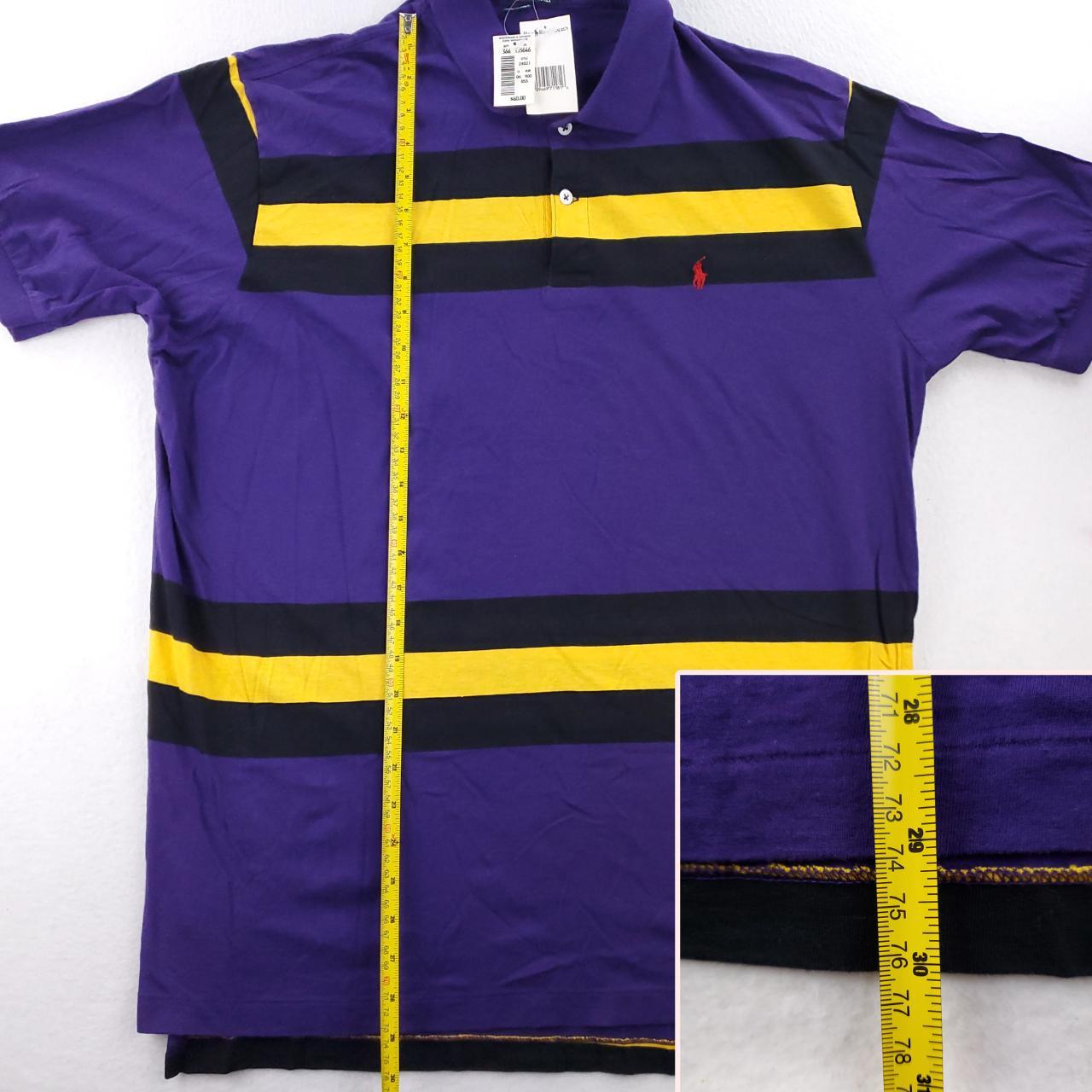 Polo Ralph Lauren Men's Polo shirt - Purple/Yello… - image 7