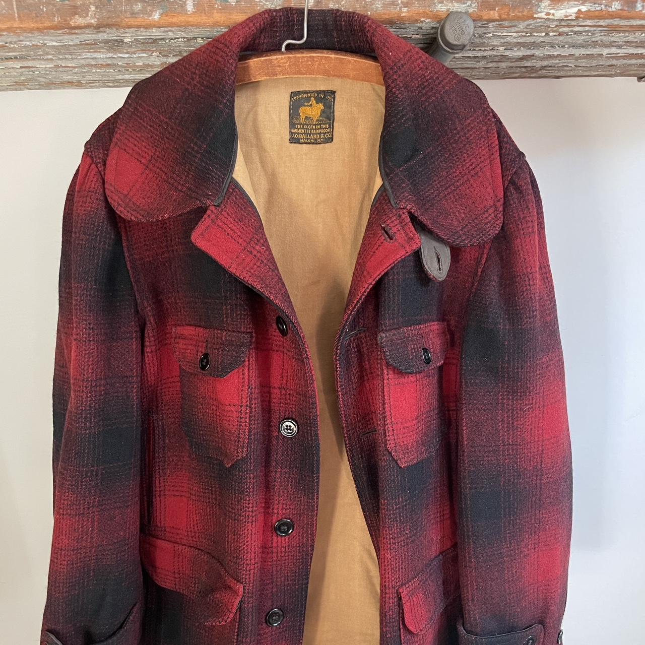 1930’s J.O. Ballard & Co wool plaid hunting coat.... - Depop