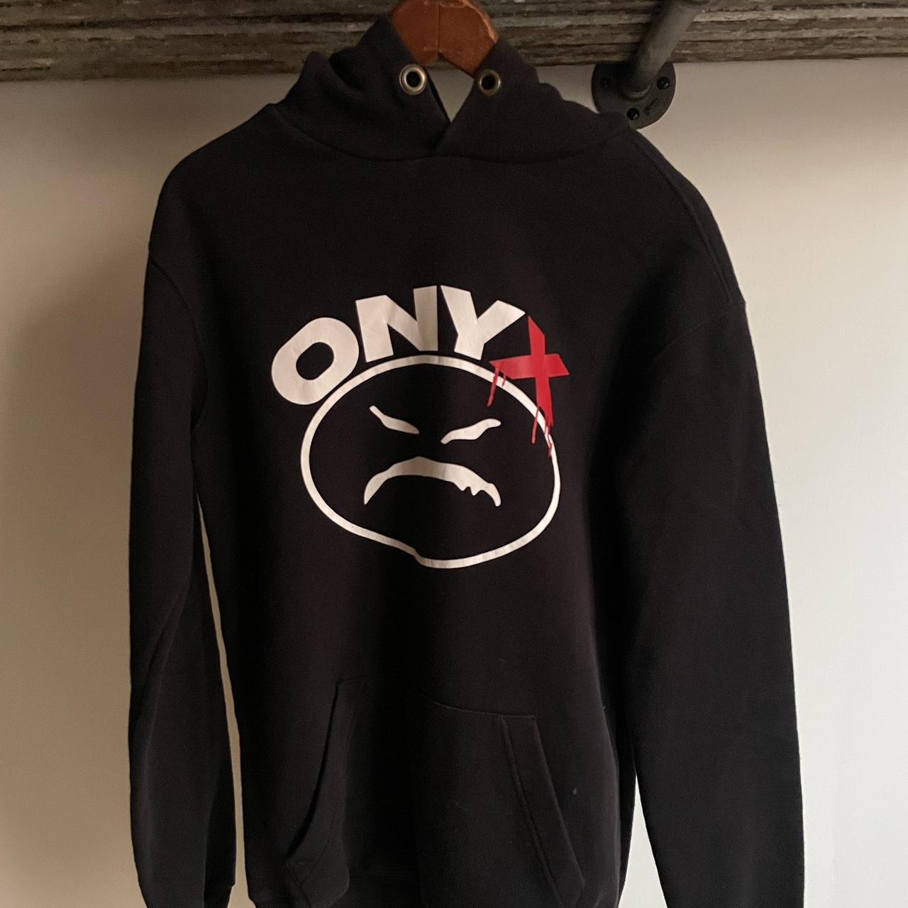 Vintage Onyx 90's hip hop rap group logo hoodie. | Depop