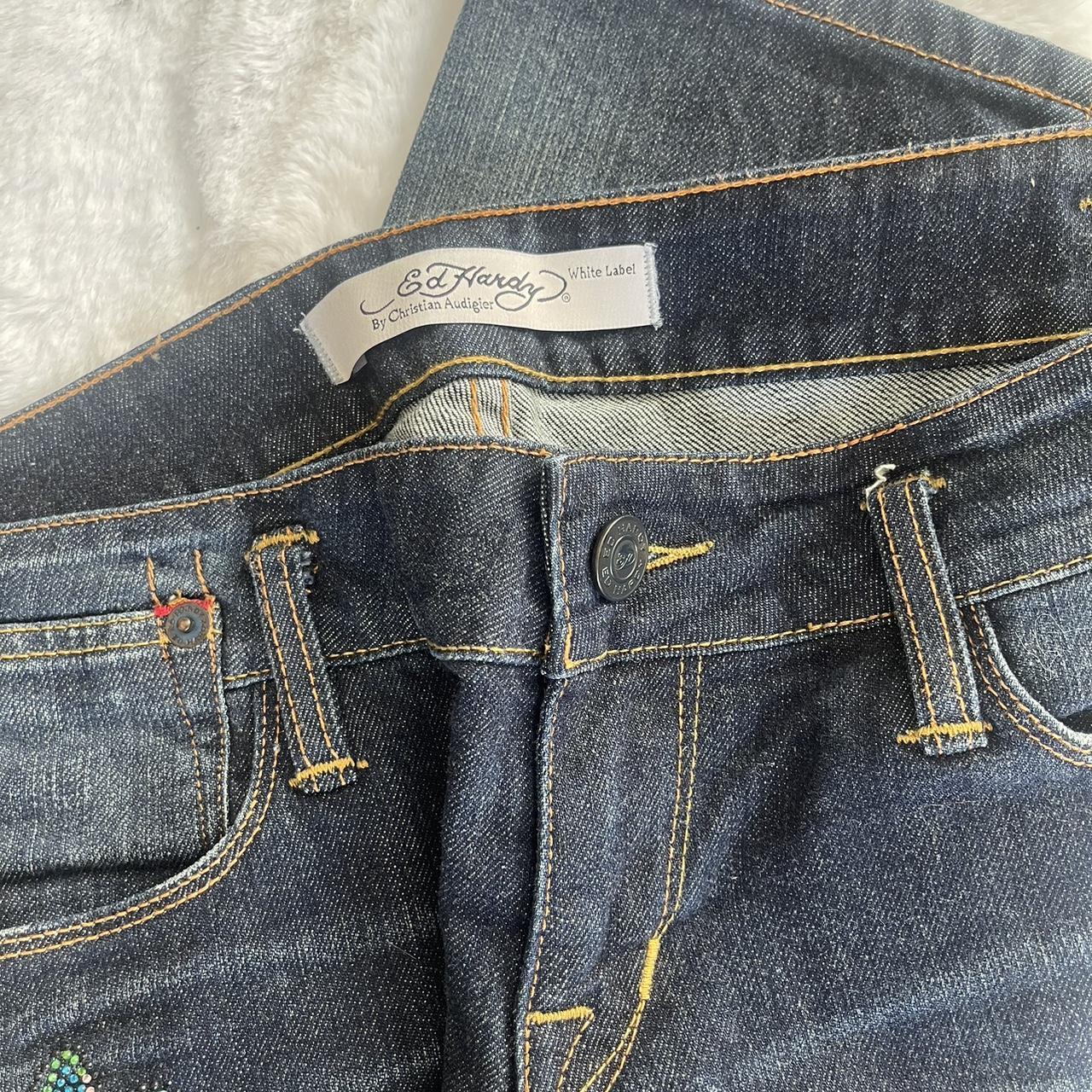 Ed Hardy Women's multi Jeans | Depop