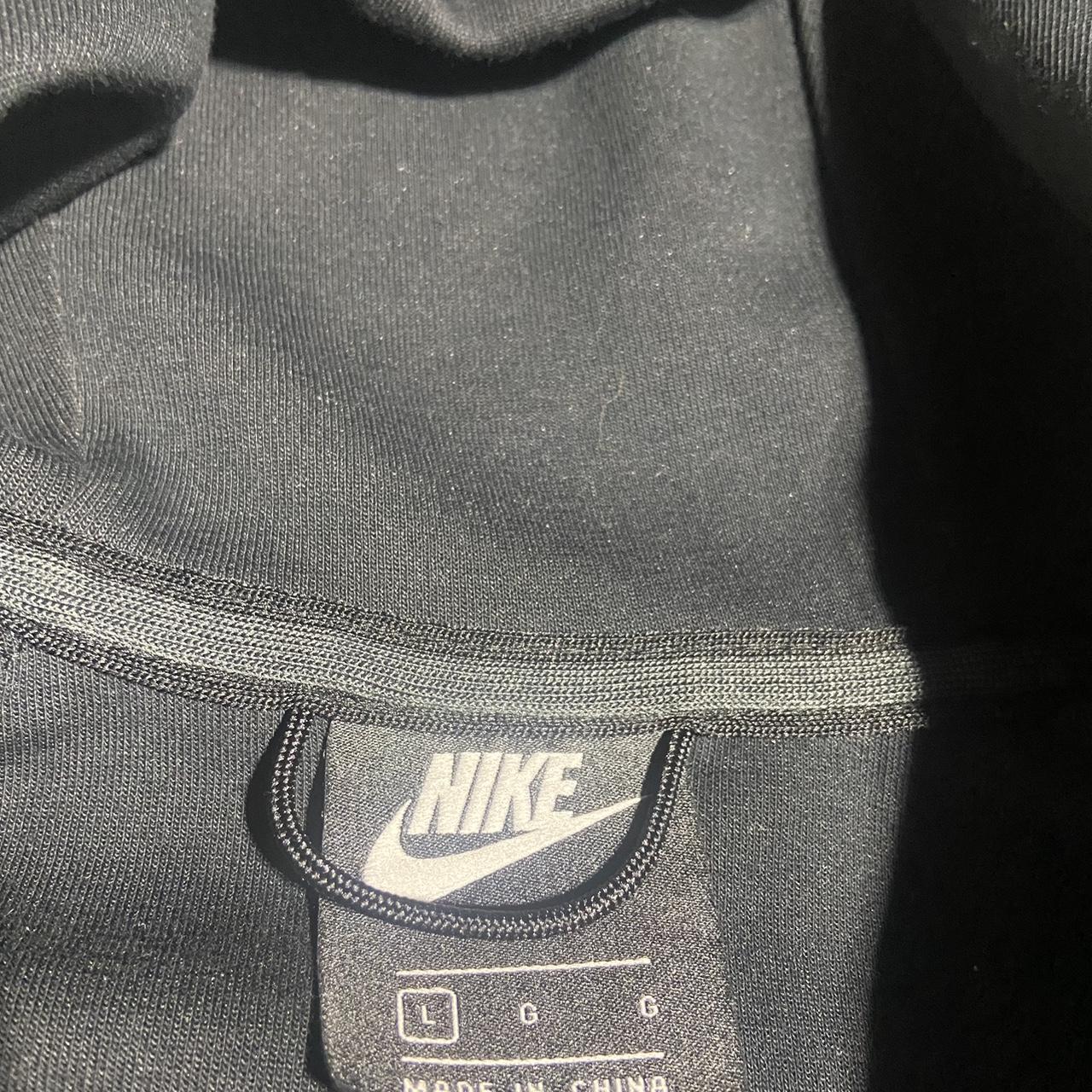 black nike tech old szn really good condition size L... - Depop