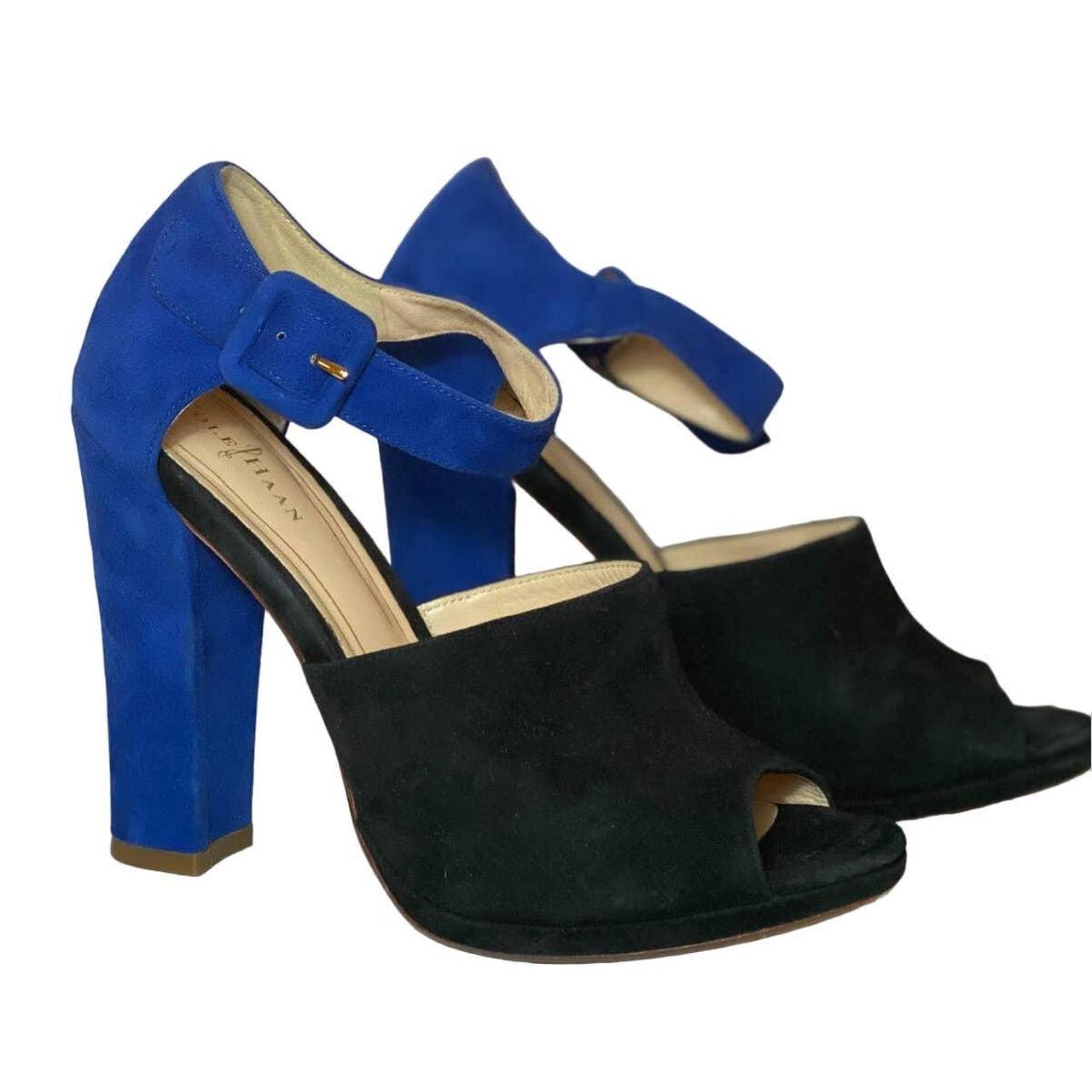 Cole haan women's on sale blue suede shoes