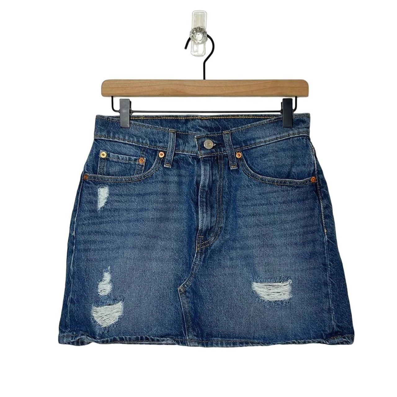 Levi's deconstructed skirt 27 sale