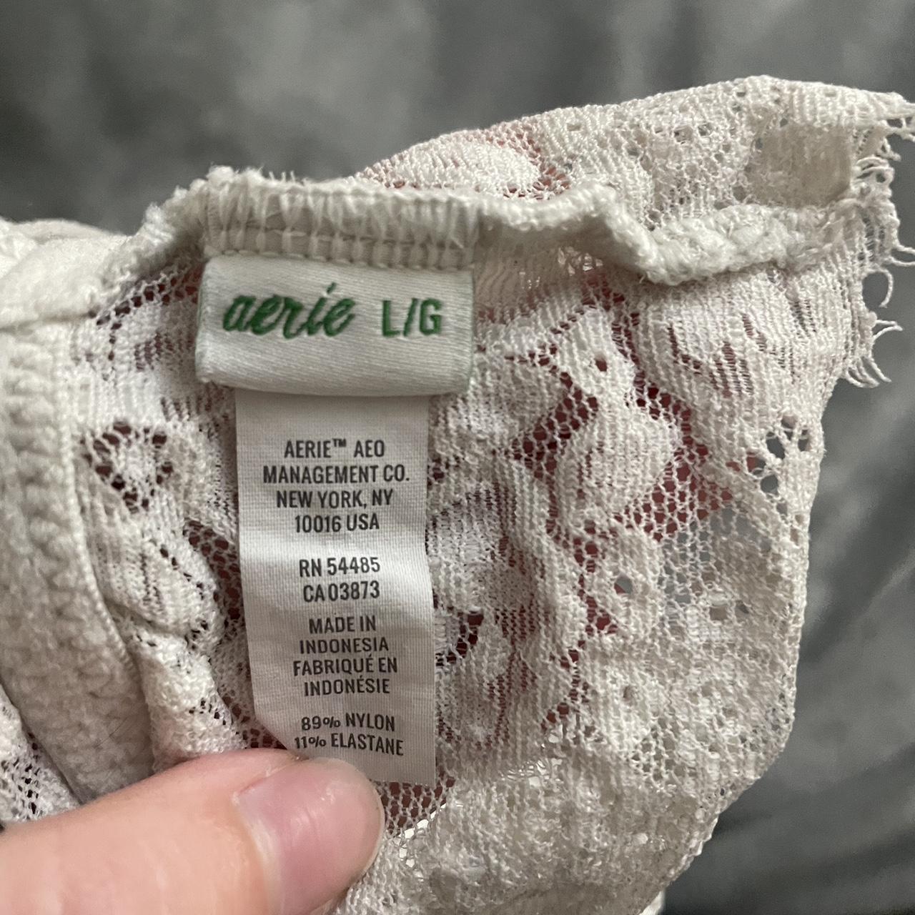 Aerie Women's White Bra | Depop