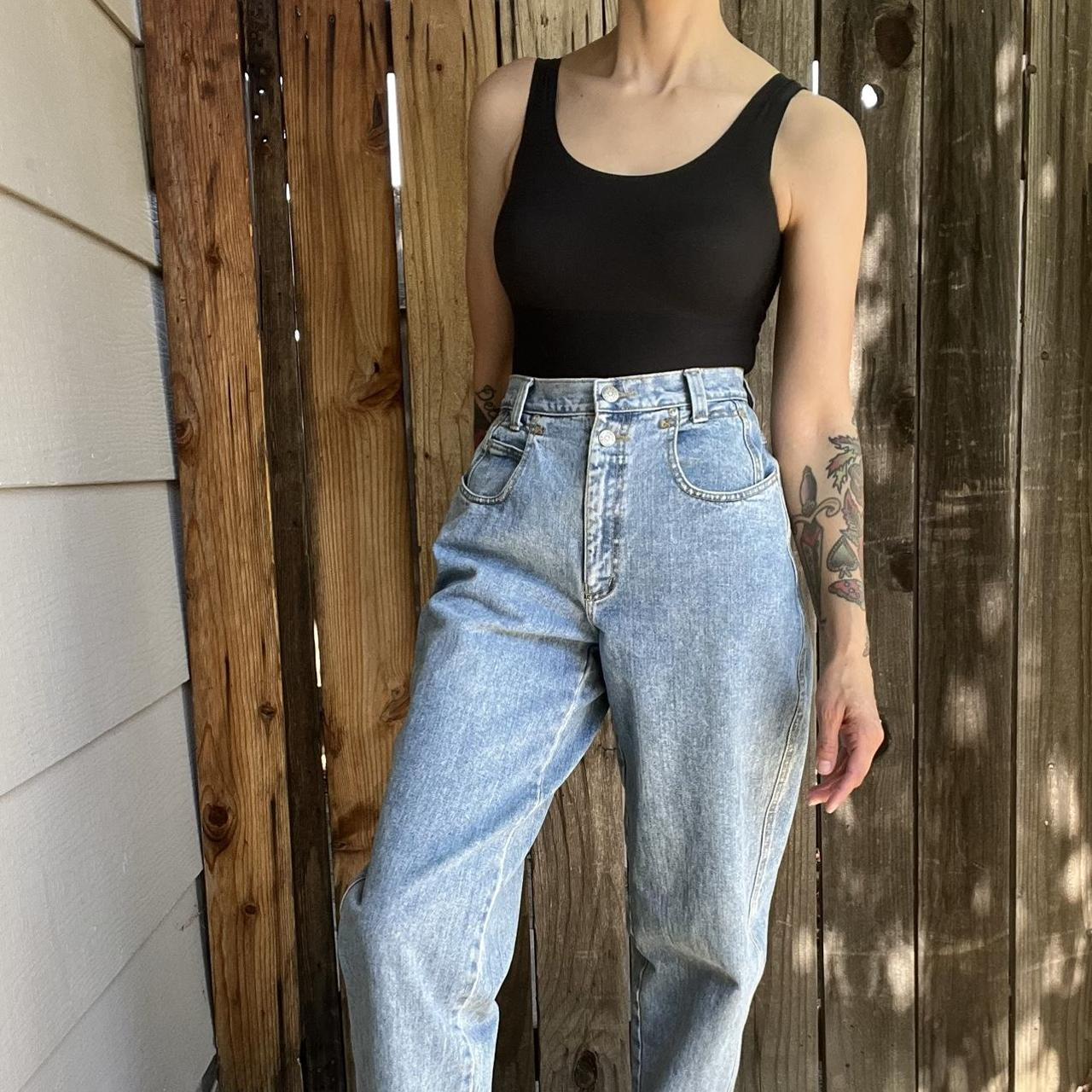 90s Faded Glory jeans, size 7 High waisted, double... - Depop