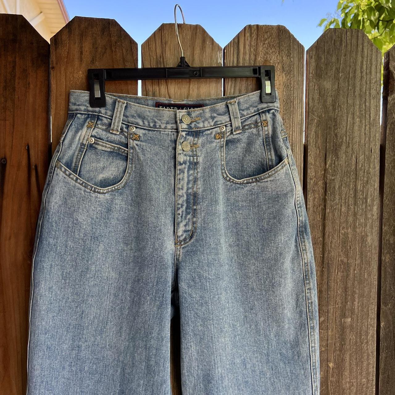 90s Faded Glory jeans, size 7 High waisted, double... - Depop