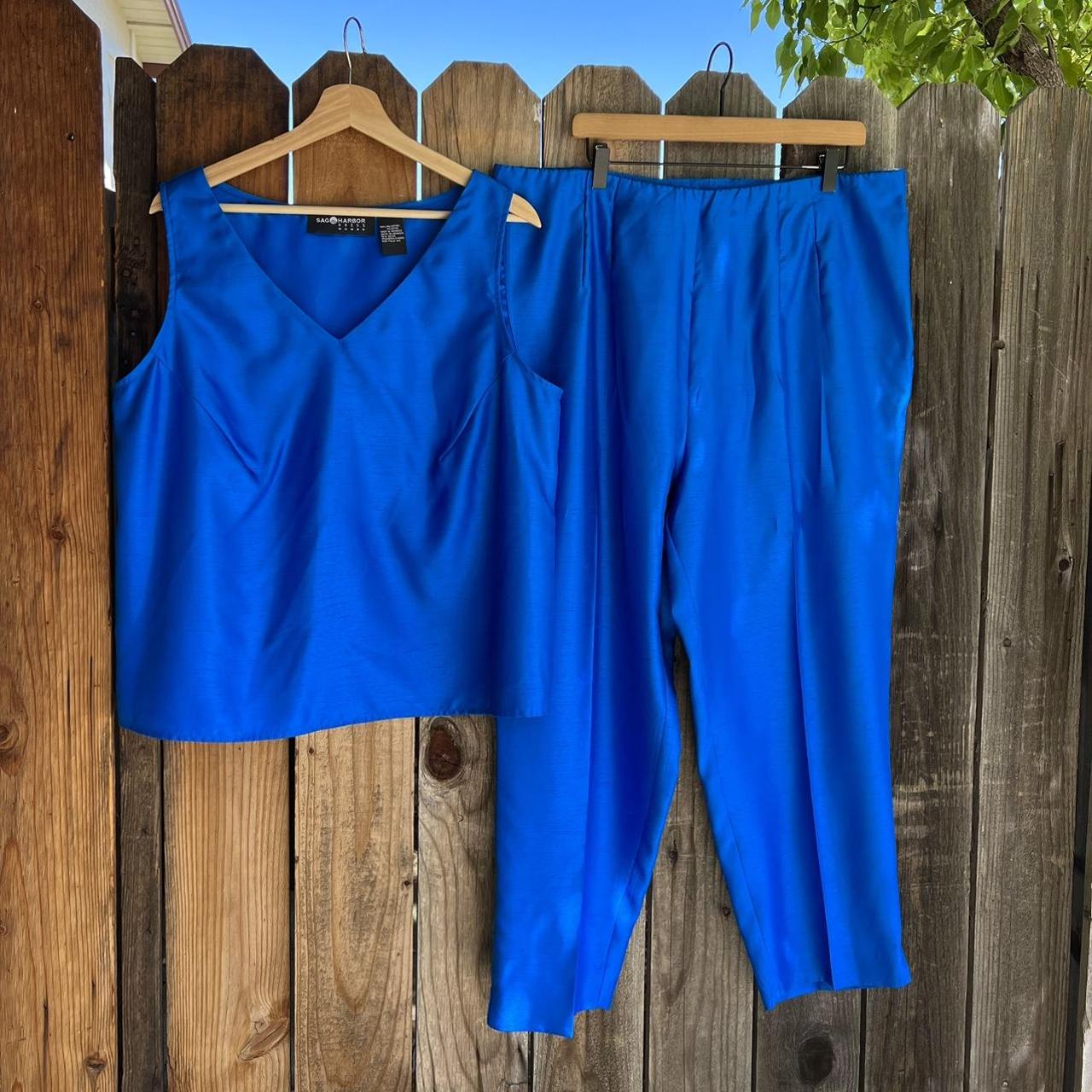 Sag Harbor Woman pants set, size 18W Beautiful... - Depop