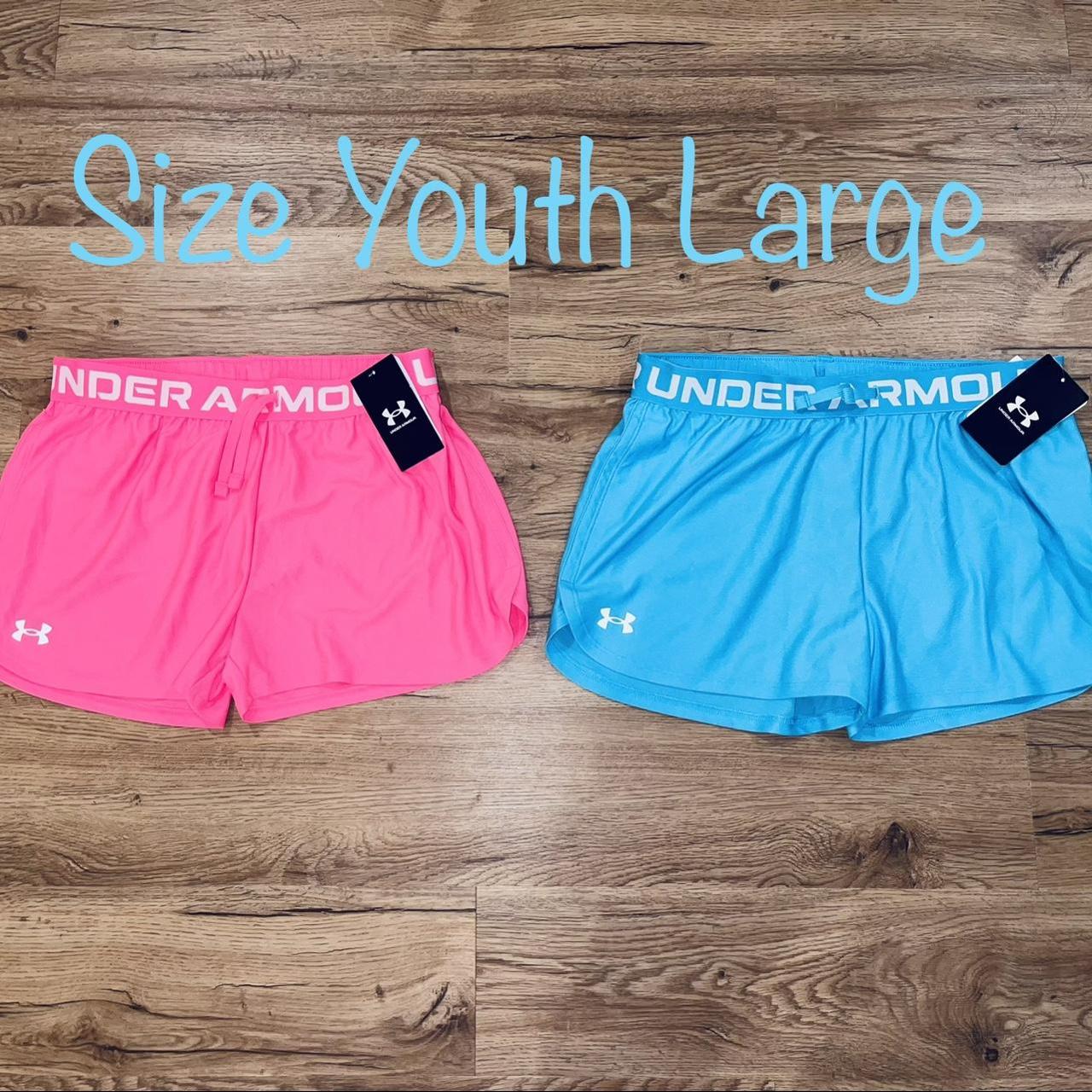 NWT- BUNDLE OF UNDER ARMOR SHORTS FOR GIRLS (2 pair - Depop