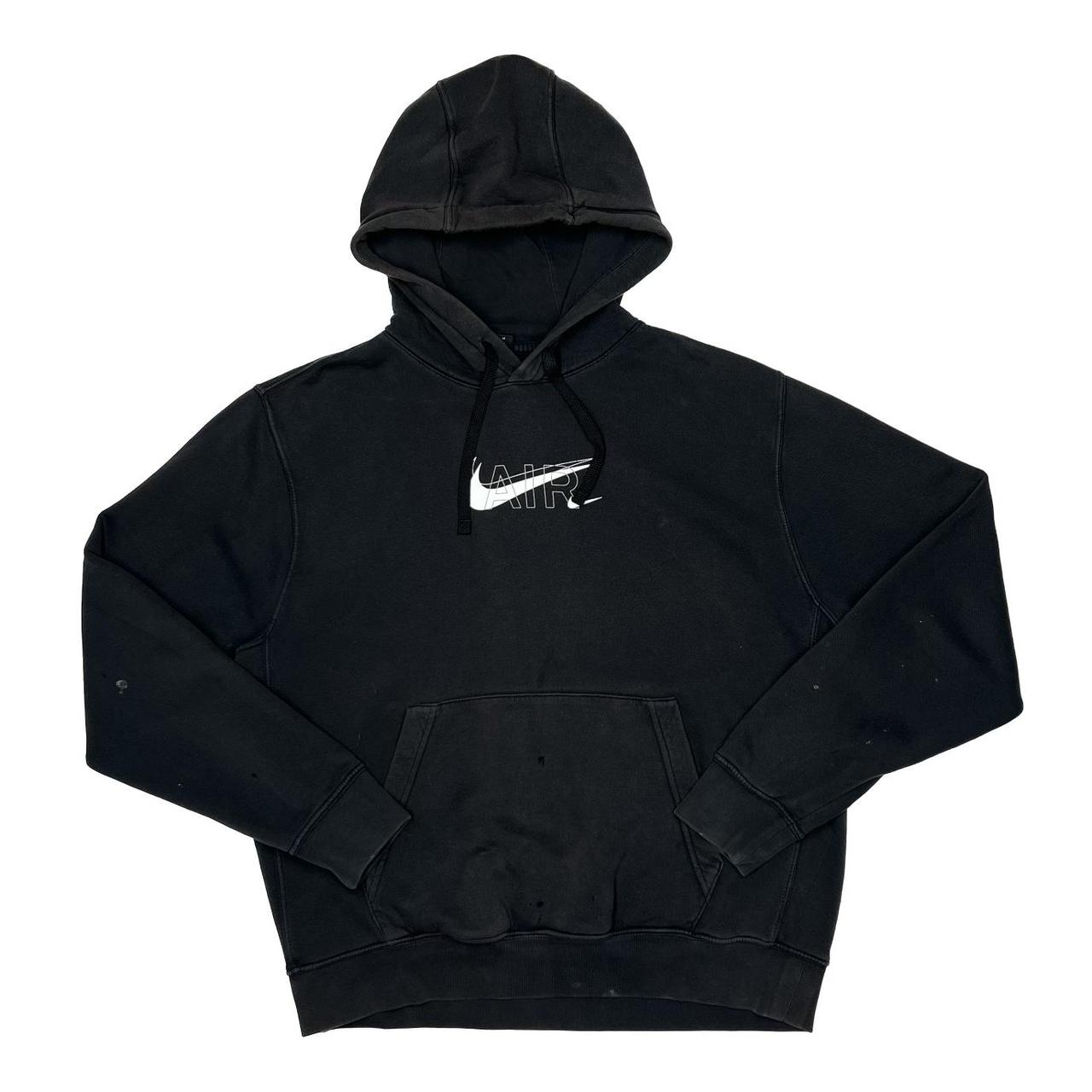 Nike Men's Black Hoodie | Depop