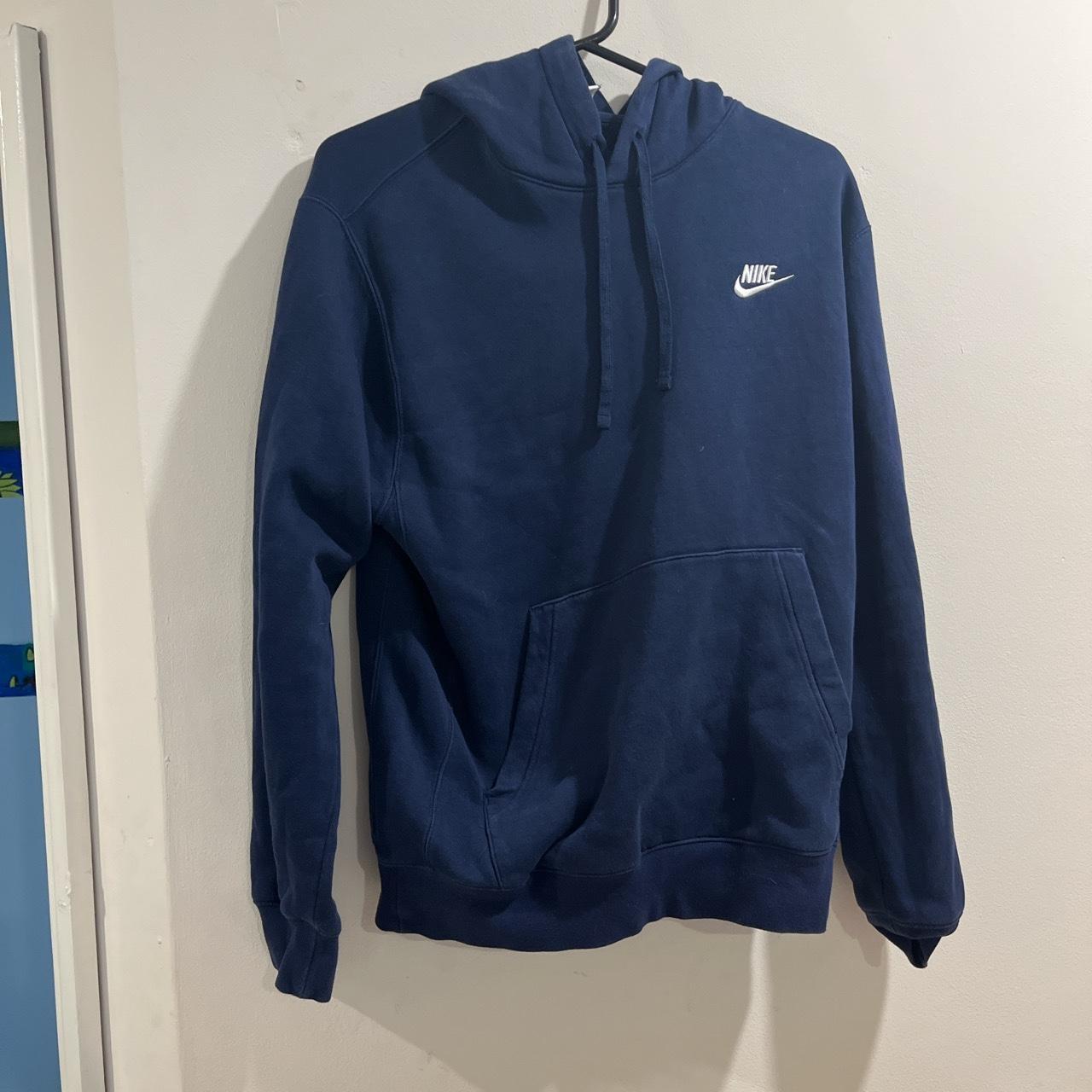 mens dark blue nike hoodie