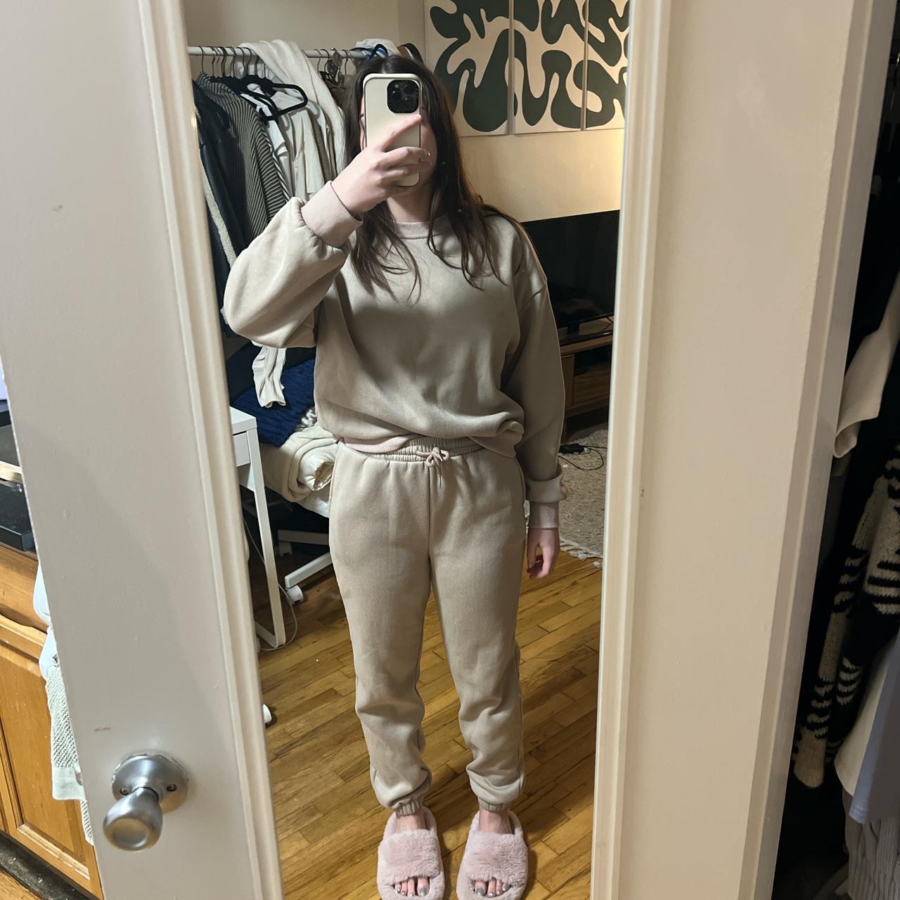 Matching best sale tan sweatsuit