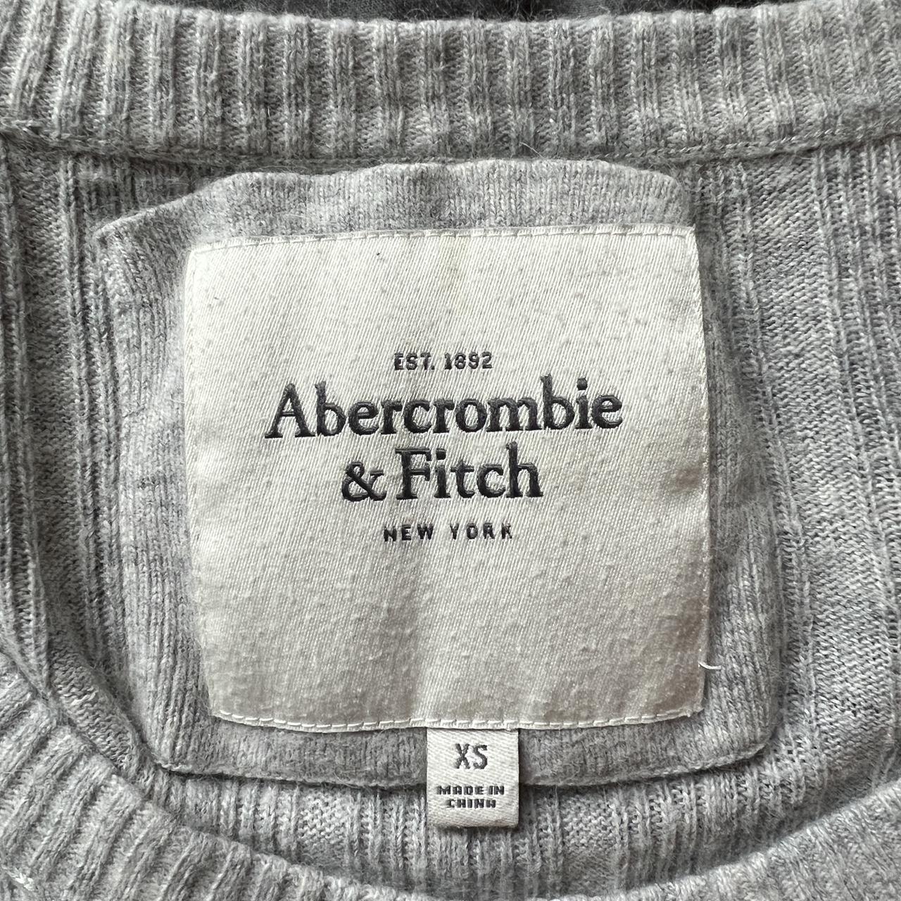 Abercrombie & Fitch Women's Grey Shirt (3)