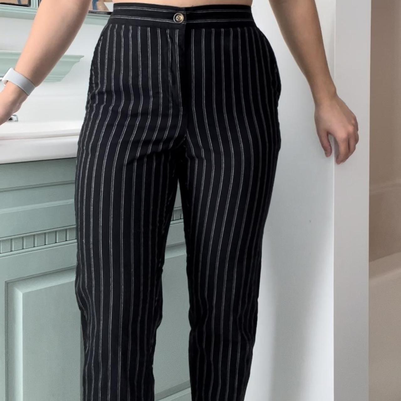 Forever 21 striped pants best sale