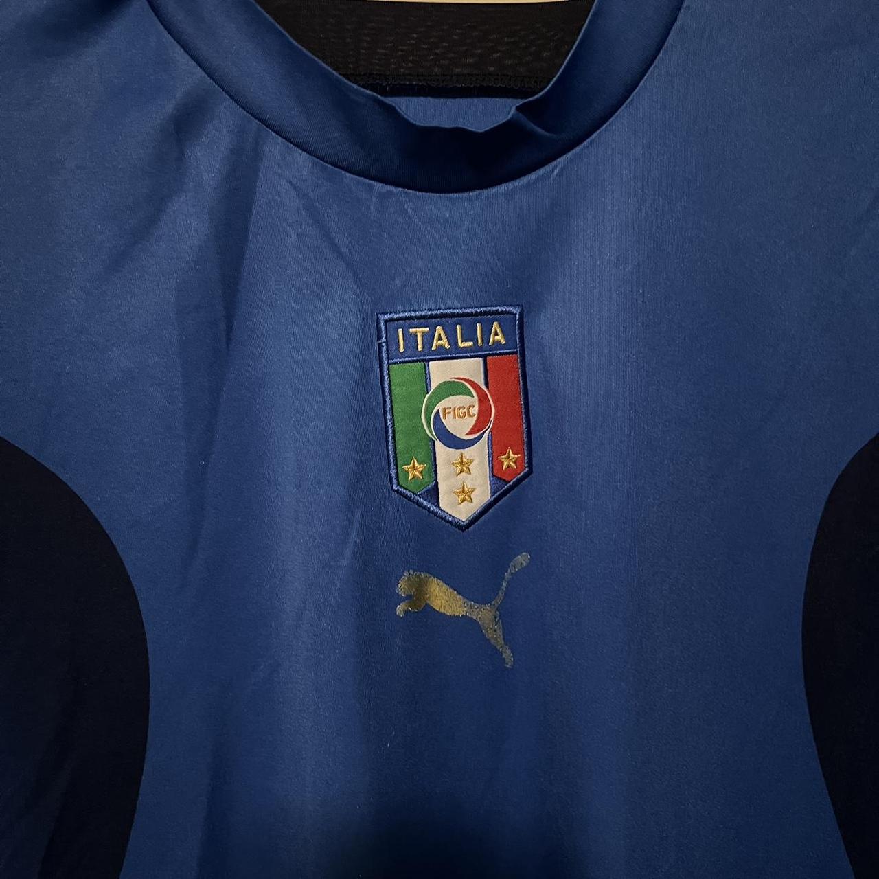 Vintage Italia Puma 2006 World Cup Champions Jersey | Depop
