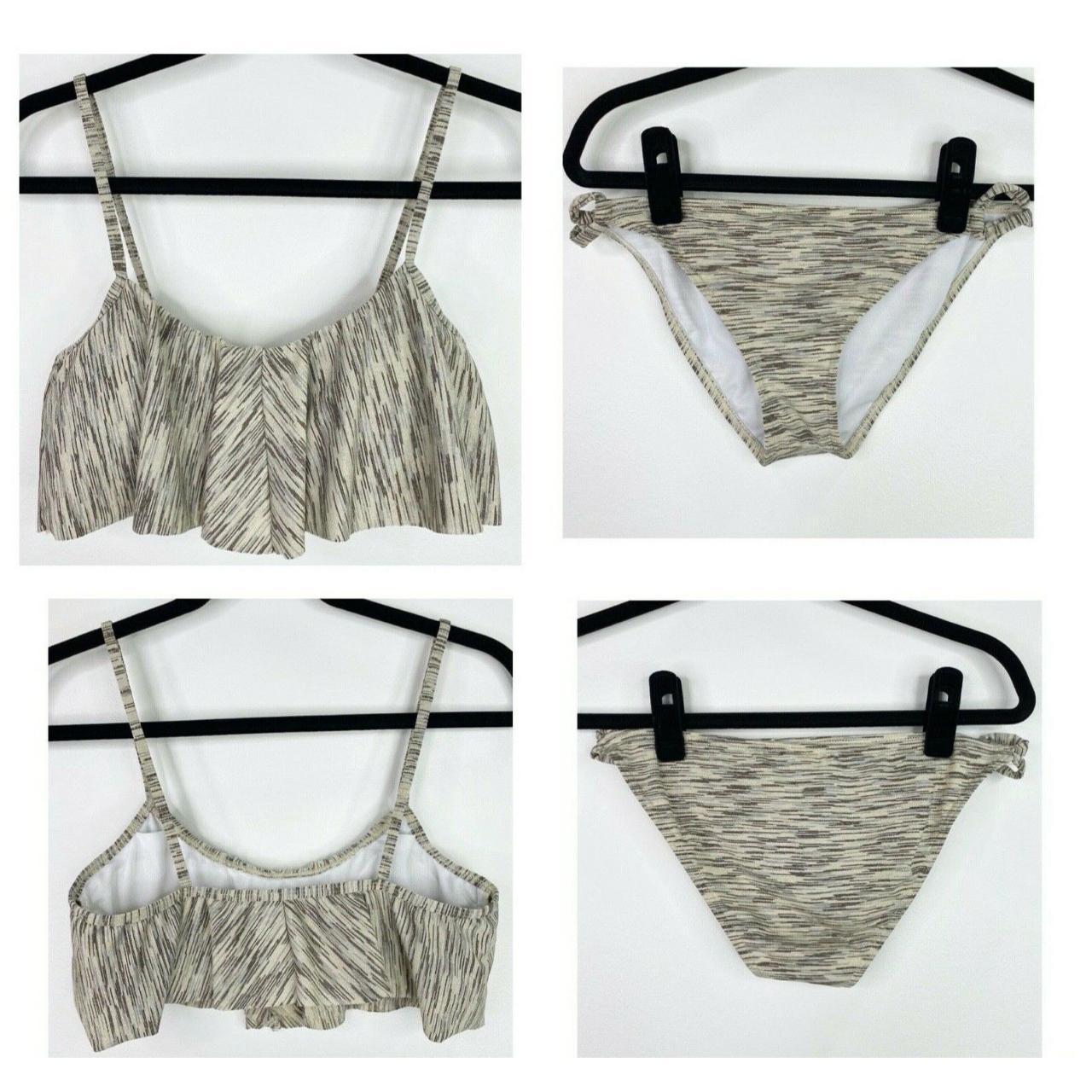 Reef Metallic Striped Bikini Swim Swimsuit Bathing... Depop