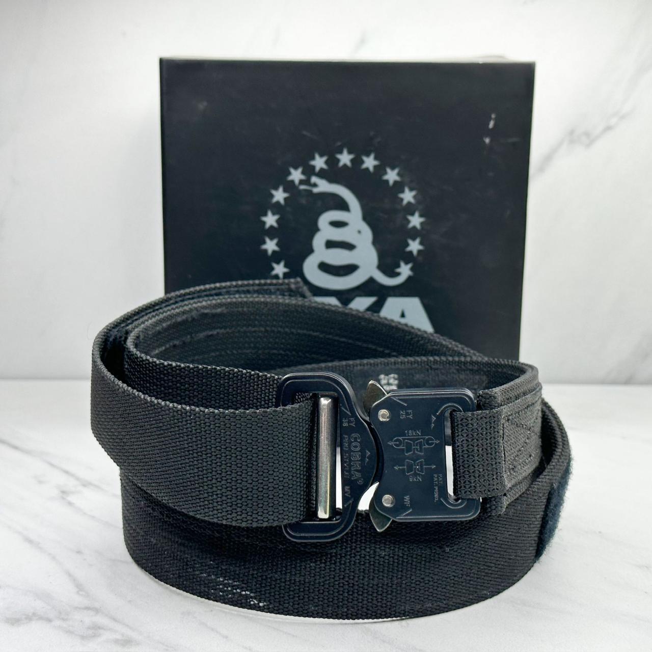 CYA Supply Co Black Nylon Hybrid EDC Belt Size 34 - Depop