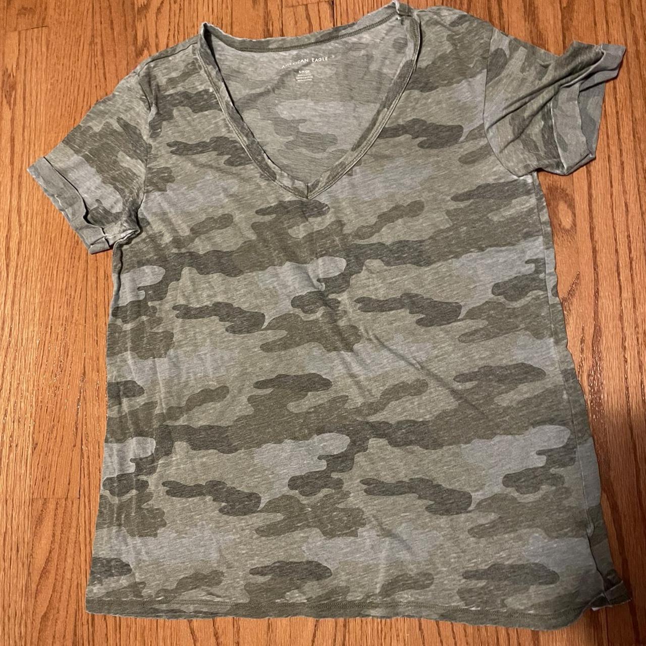 camo shirt american eagle