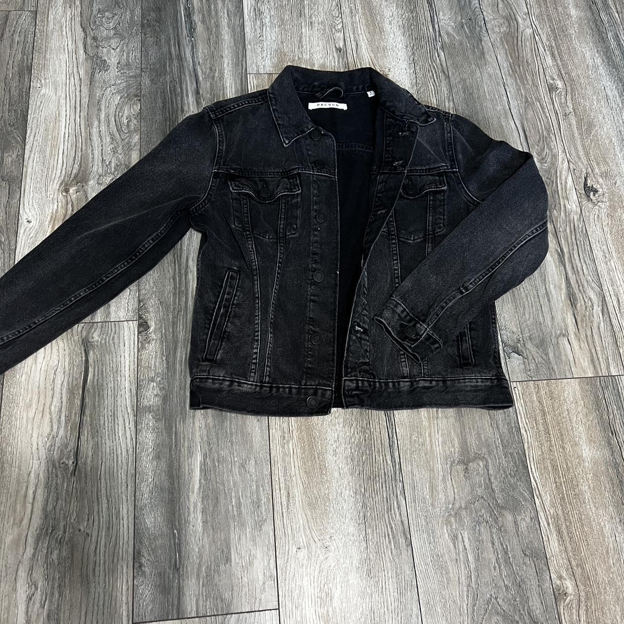 PacSun Black denim jacket. Size S. Never worn