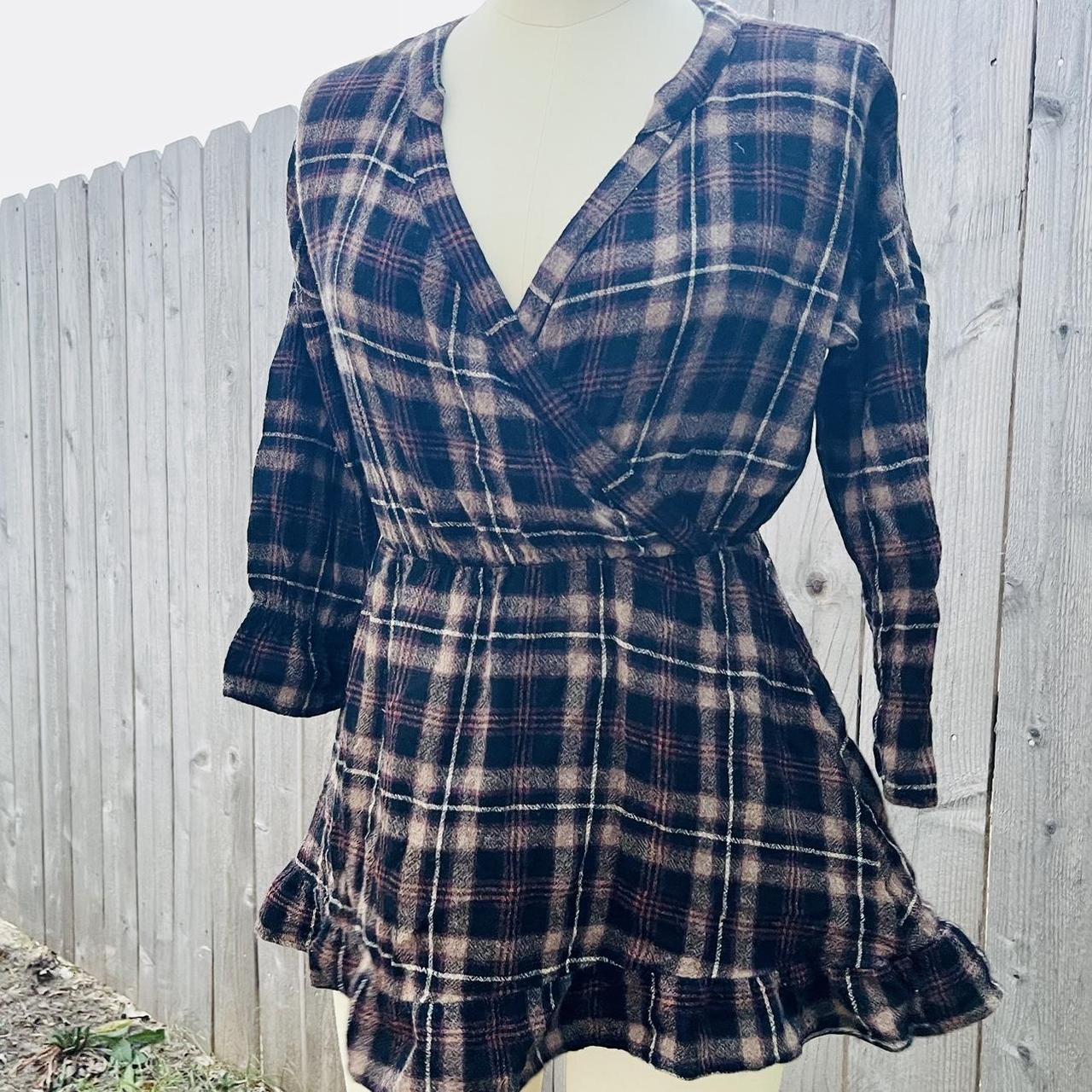 Flannel 2025 mini dress