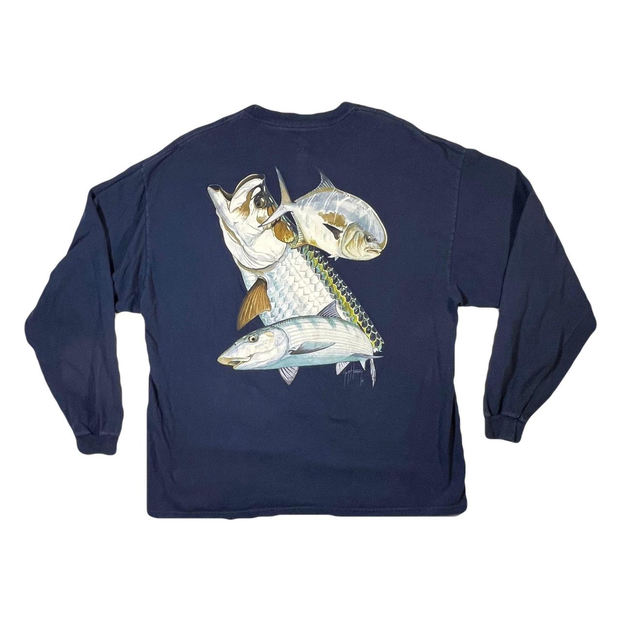 Product Image 1 - Guy Harvey Navy Longsleeve
Fish