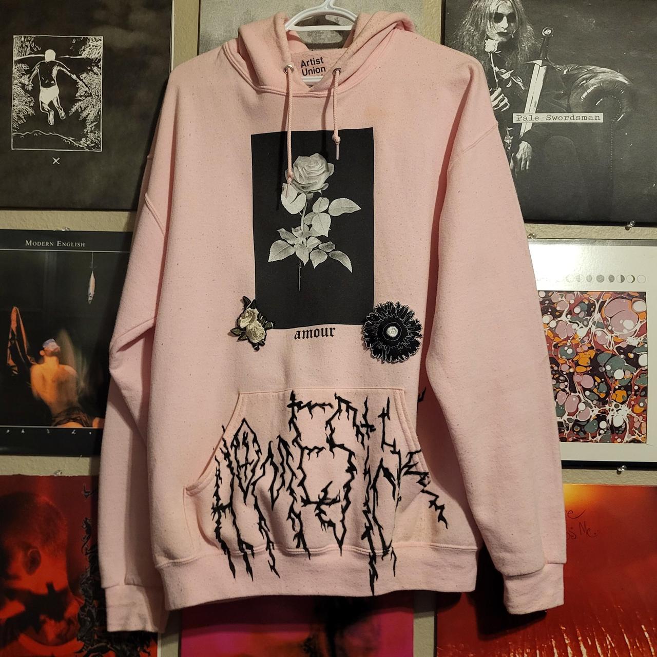 Artist union clothing pink hoodie best sale