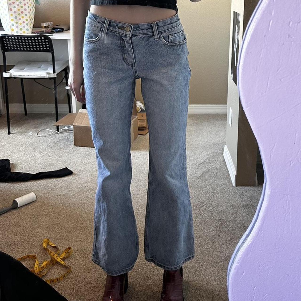 Brandy Melville Women's Blue Jeans | Depop