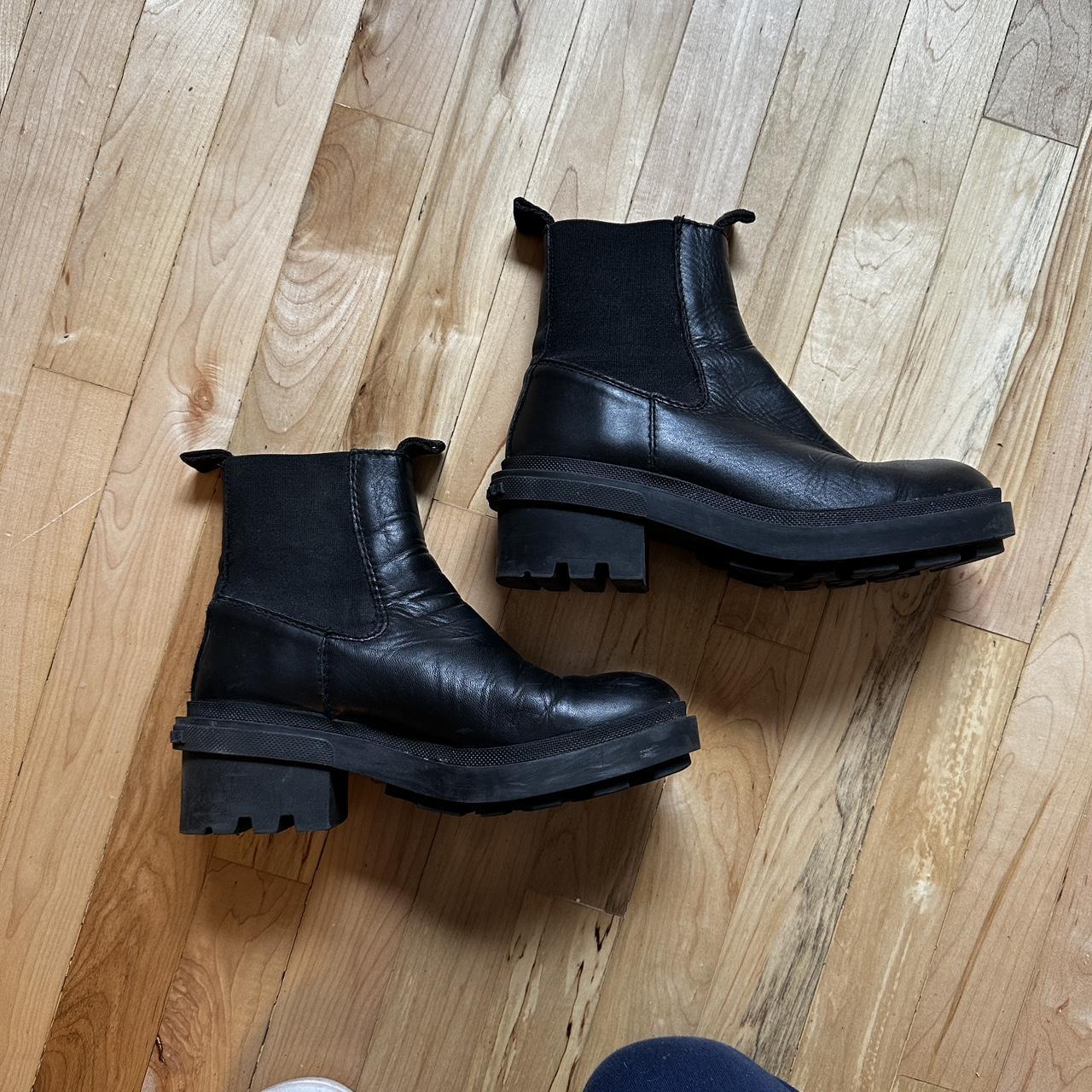 bimba & lola black platform boots #blackbooties... - Depop