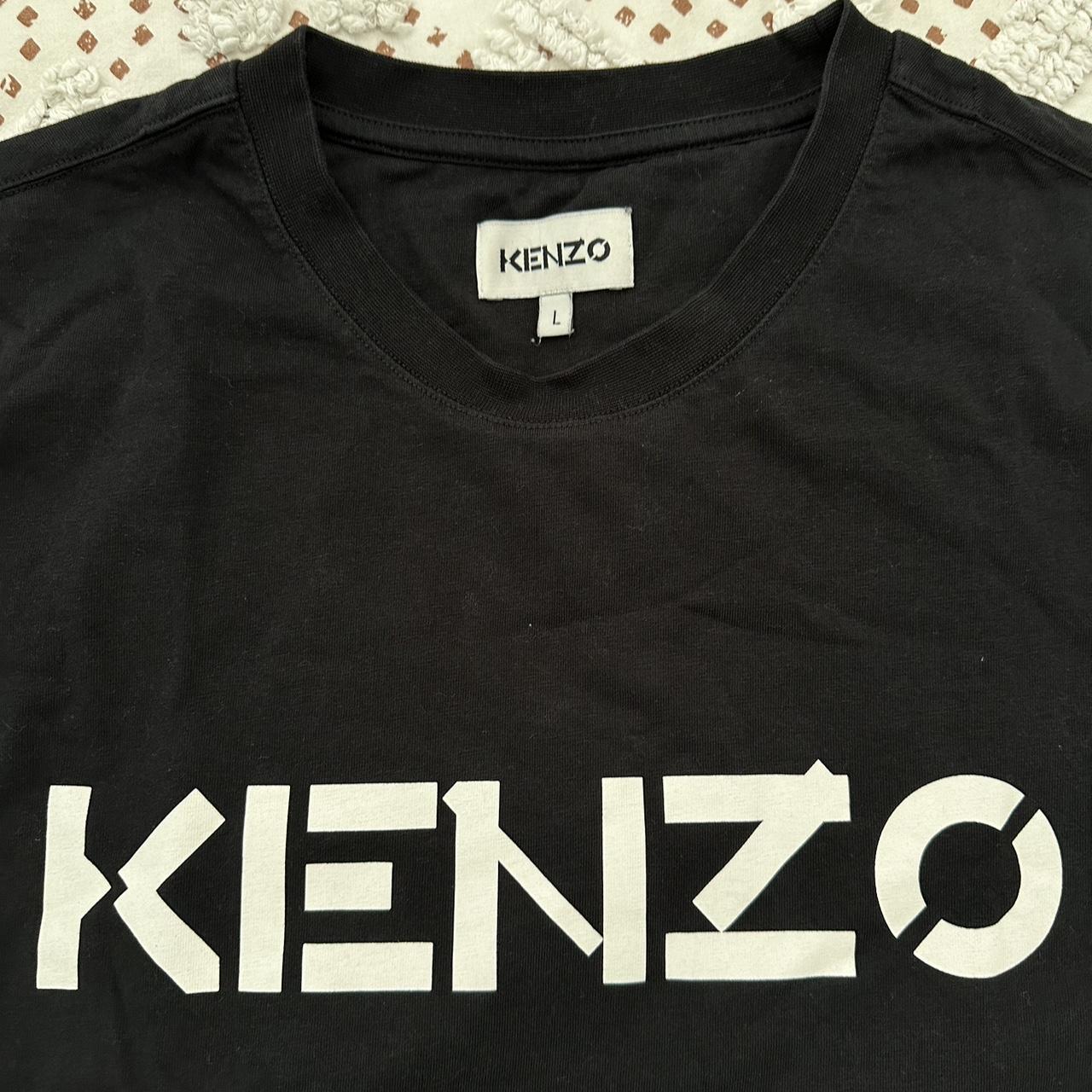 Kenzo men’s tshirt authentic size L - Depop