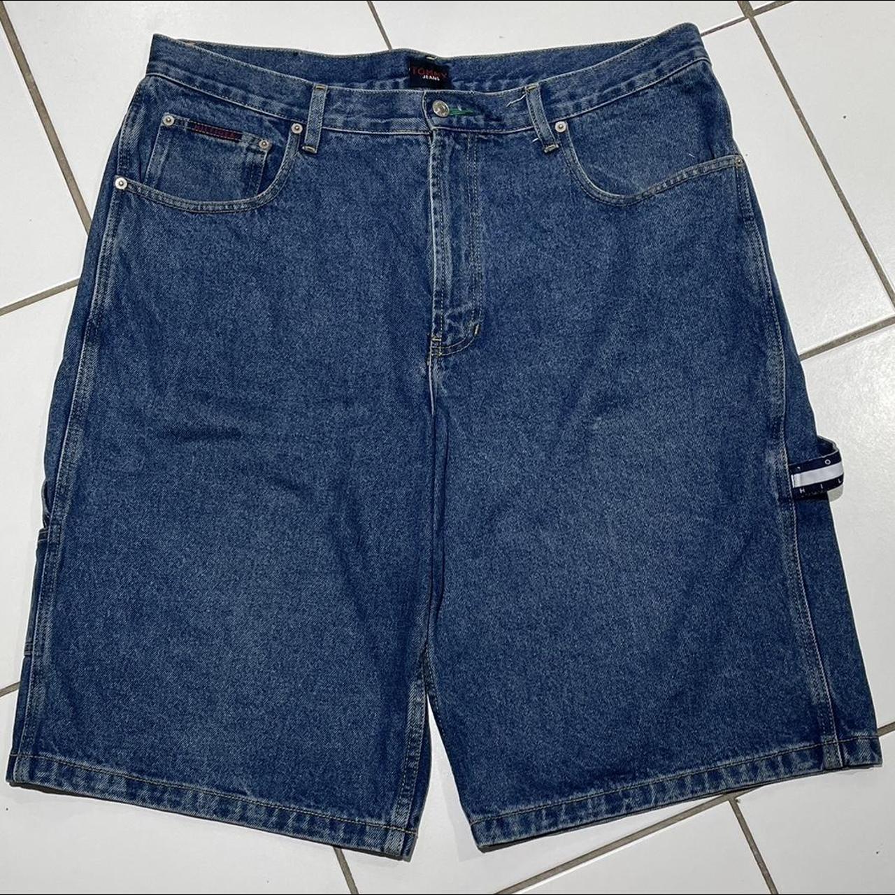 THE PERFECT PAIR CARPENTER SHORTS IN LIGHT BLUE DENIM