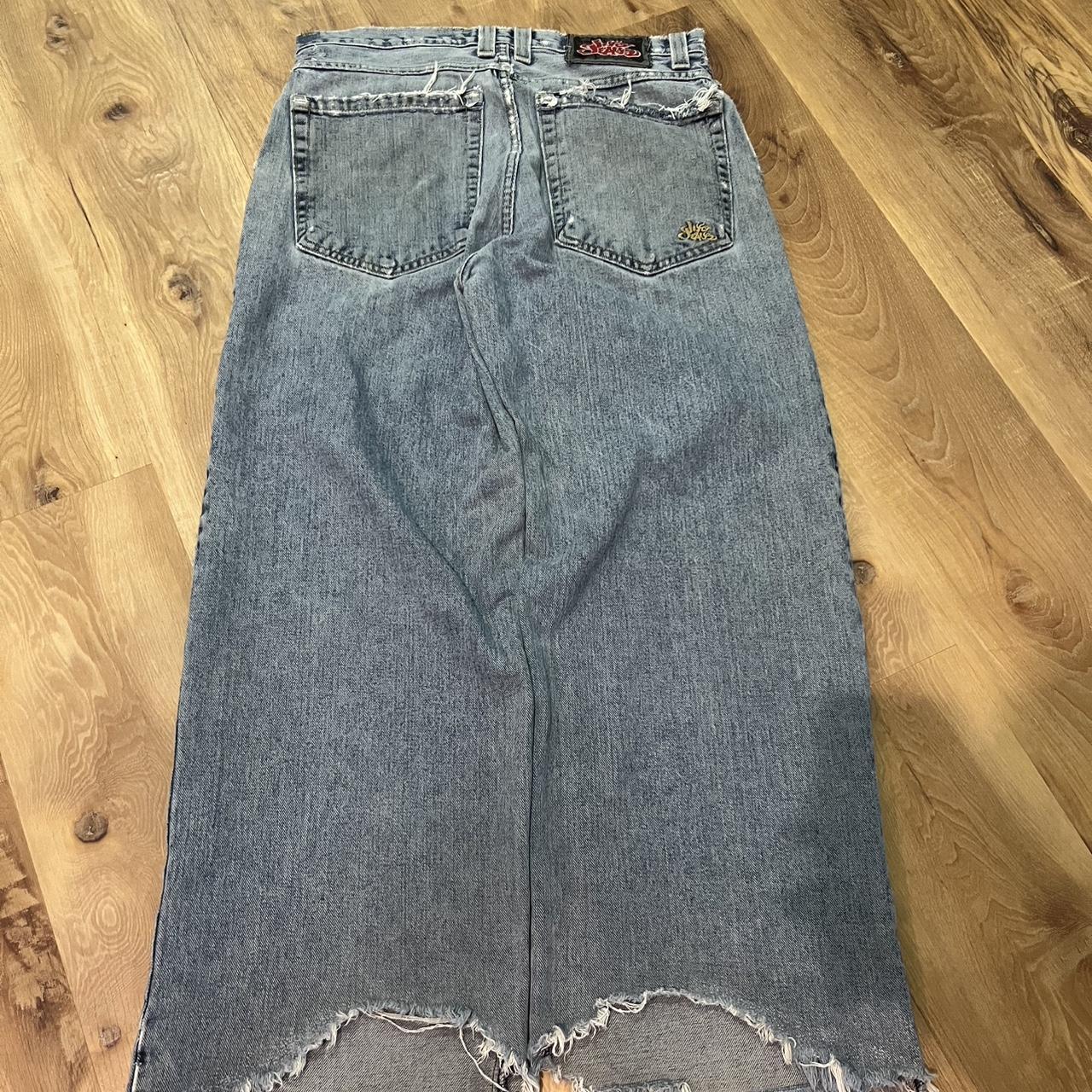 JNCO Men's Distressed Jeans - Blue - 34" – Light … - image 2