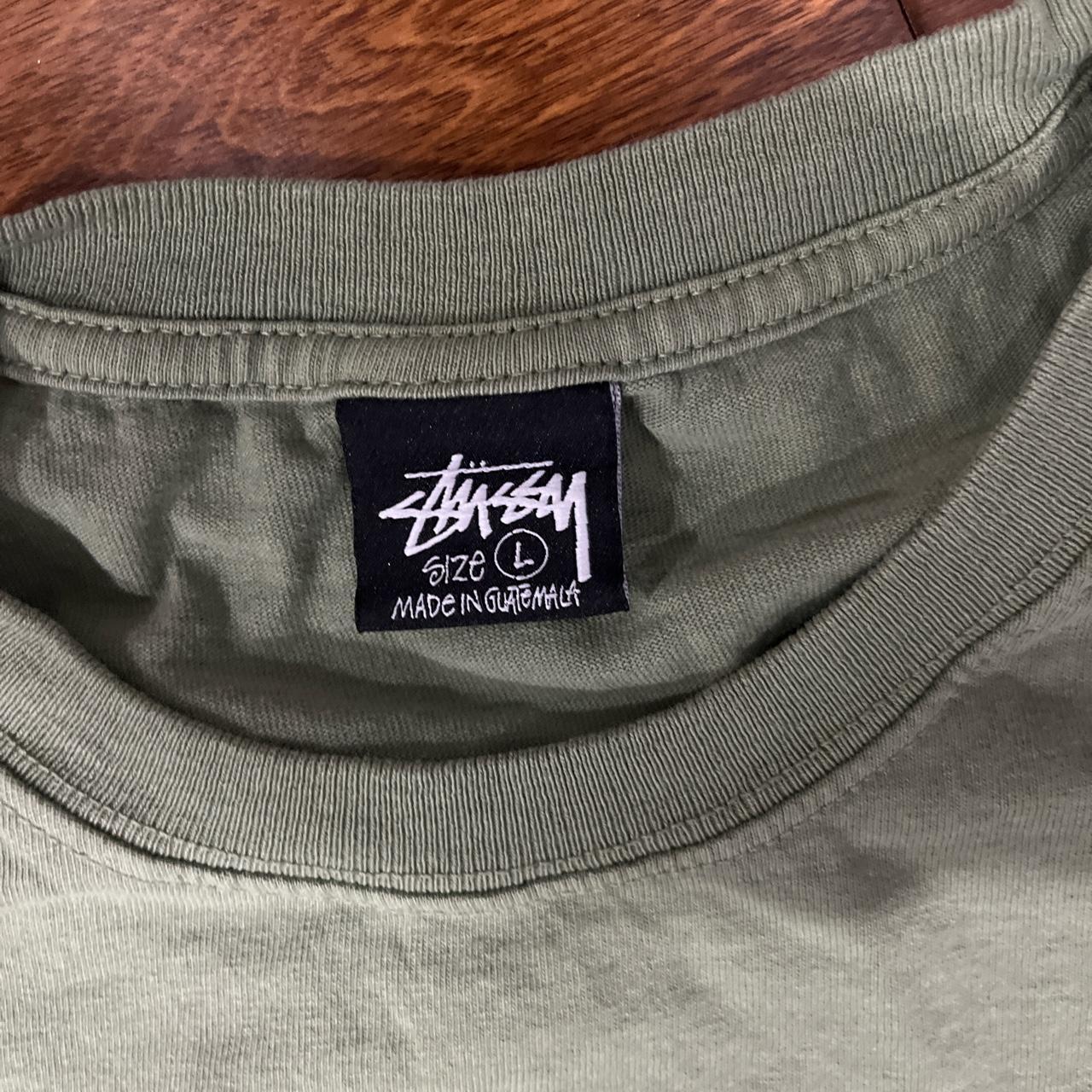 Olive green Stussy Nintendo 64 tee. Size L, good... - Depop