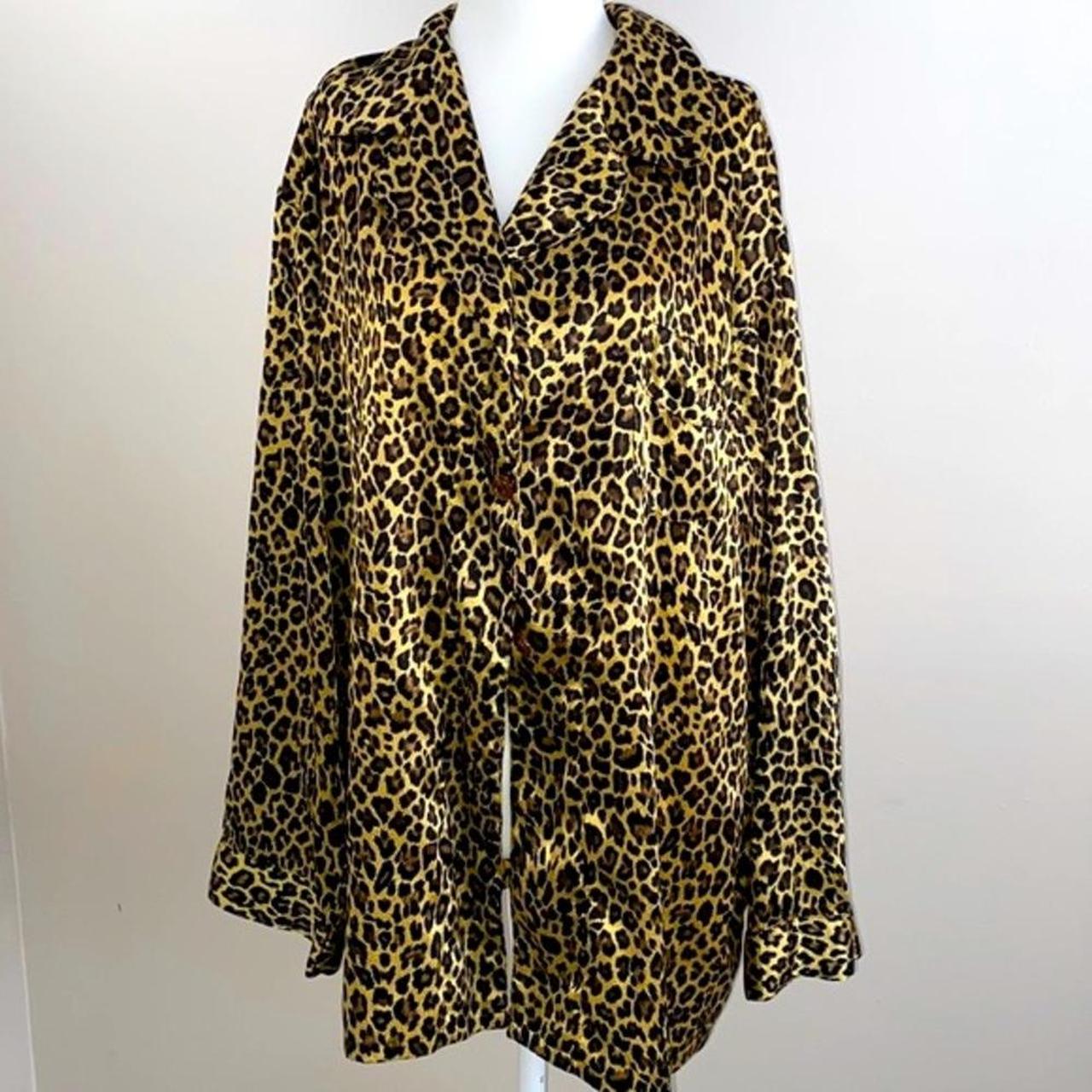 Victoria’s Secret vintage cheetah satin pajama... - Depop