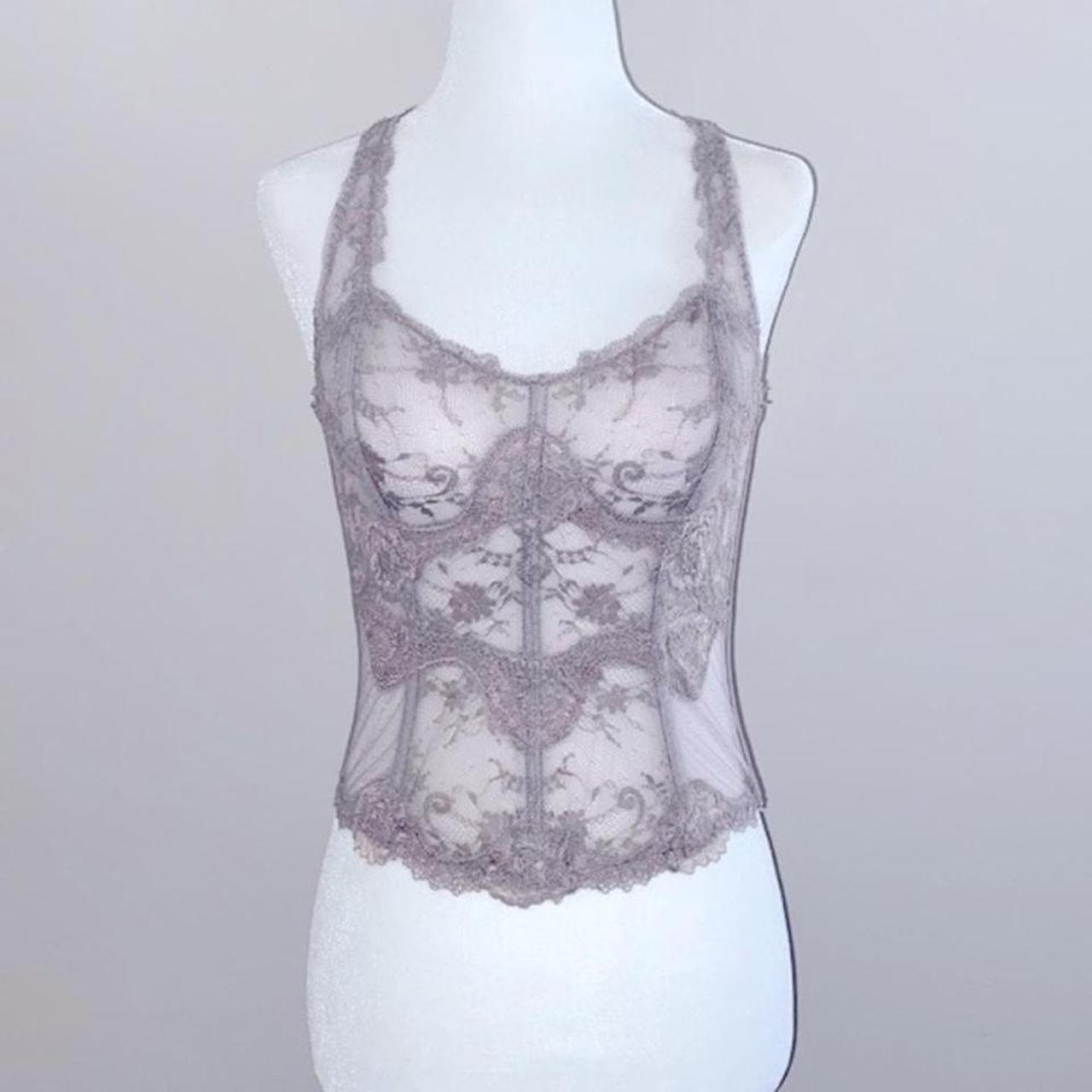 Victoria's Secret Dream angels lace unlined corset - Depop